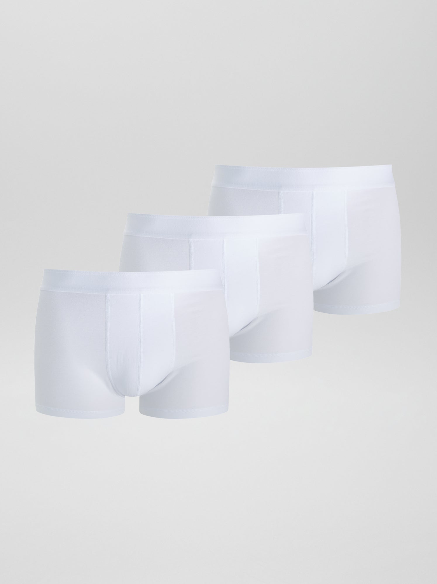 Lot de 3 boxers unis - Blanc