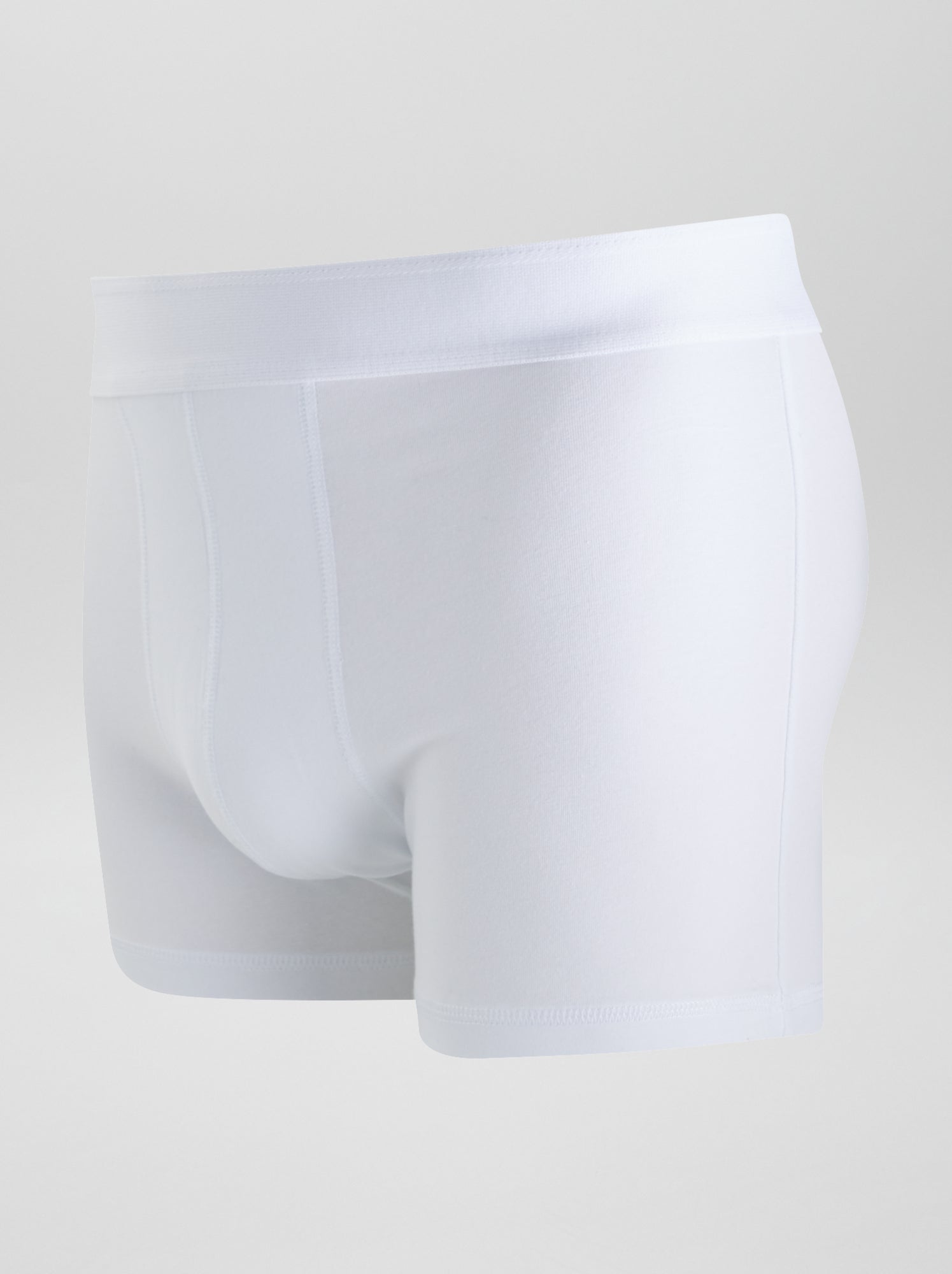 Lot de 3 boxers unis - Blanc