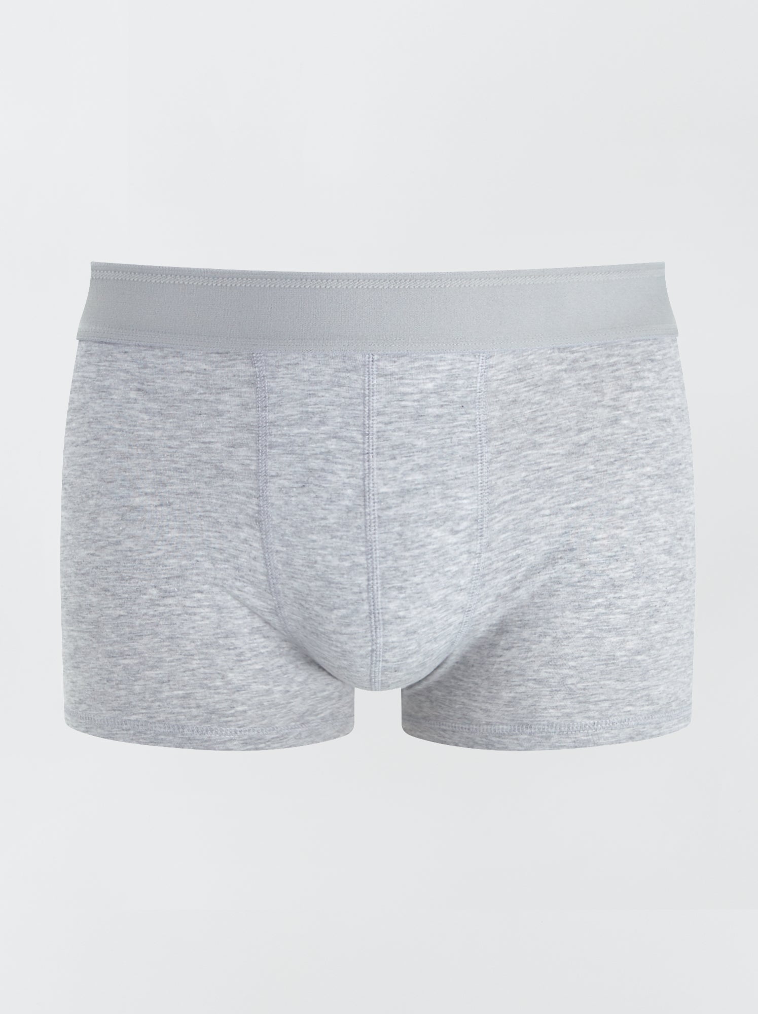Lot de 3 boxers unis - Bleu/rouge/gris
