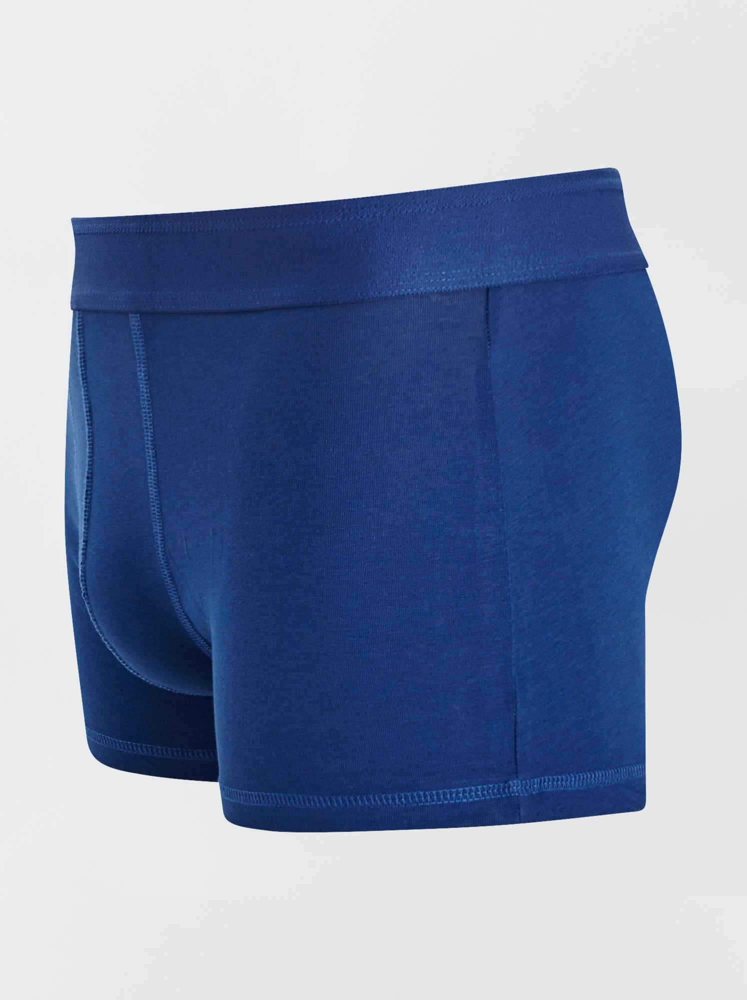 Lot de 3 boxers unis - Bleu/rouge/gris