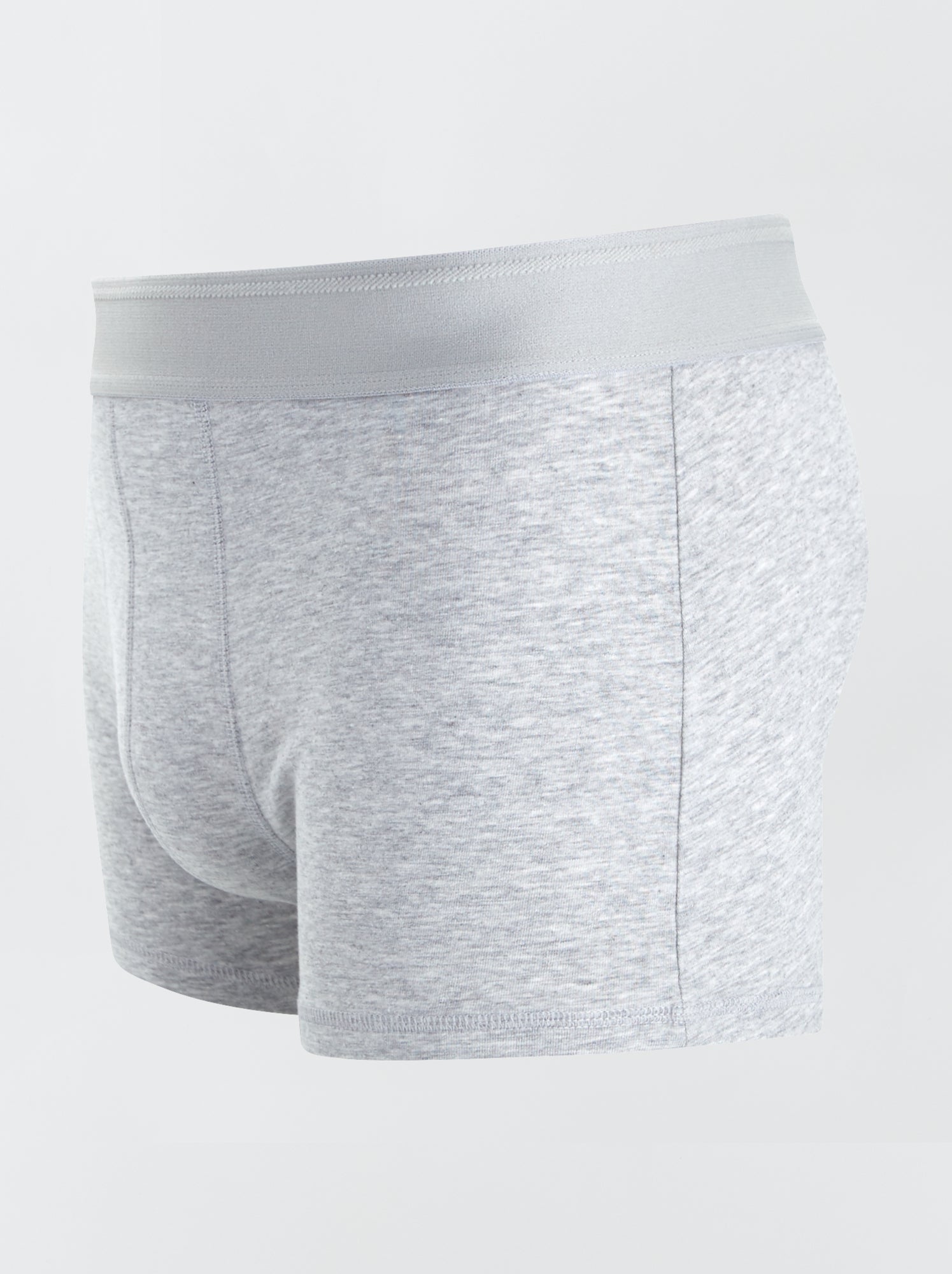Lot de 3 boxers unis - Bleu/rouge/gris