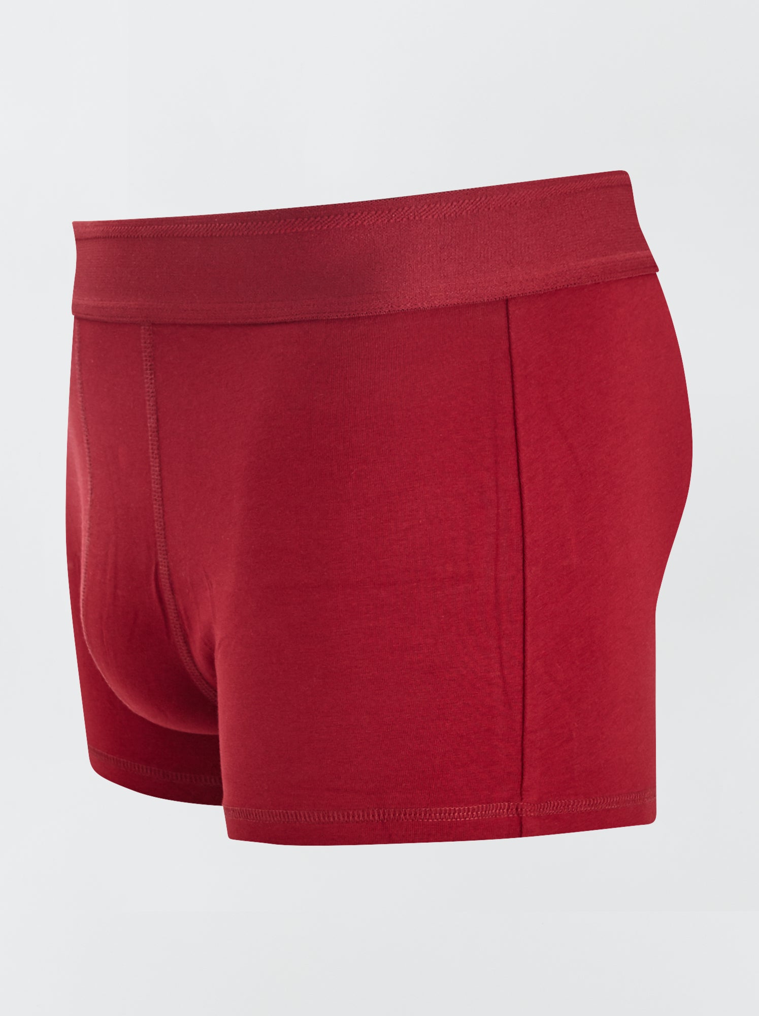 Lot de 3 boxers unis - Bleu/rouge/gris