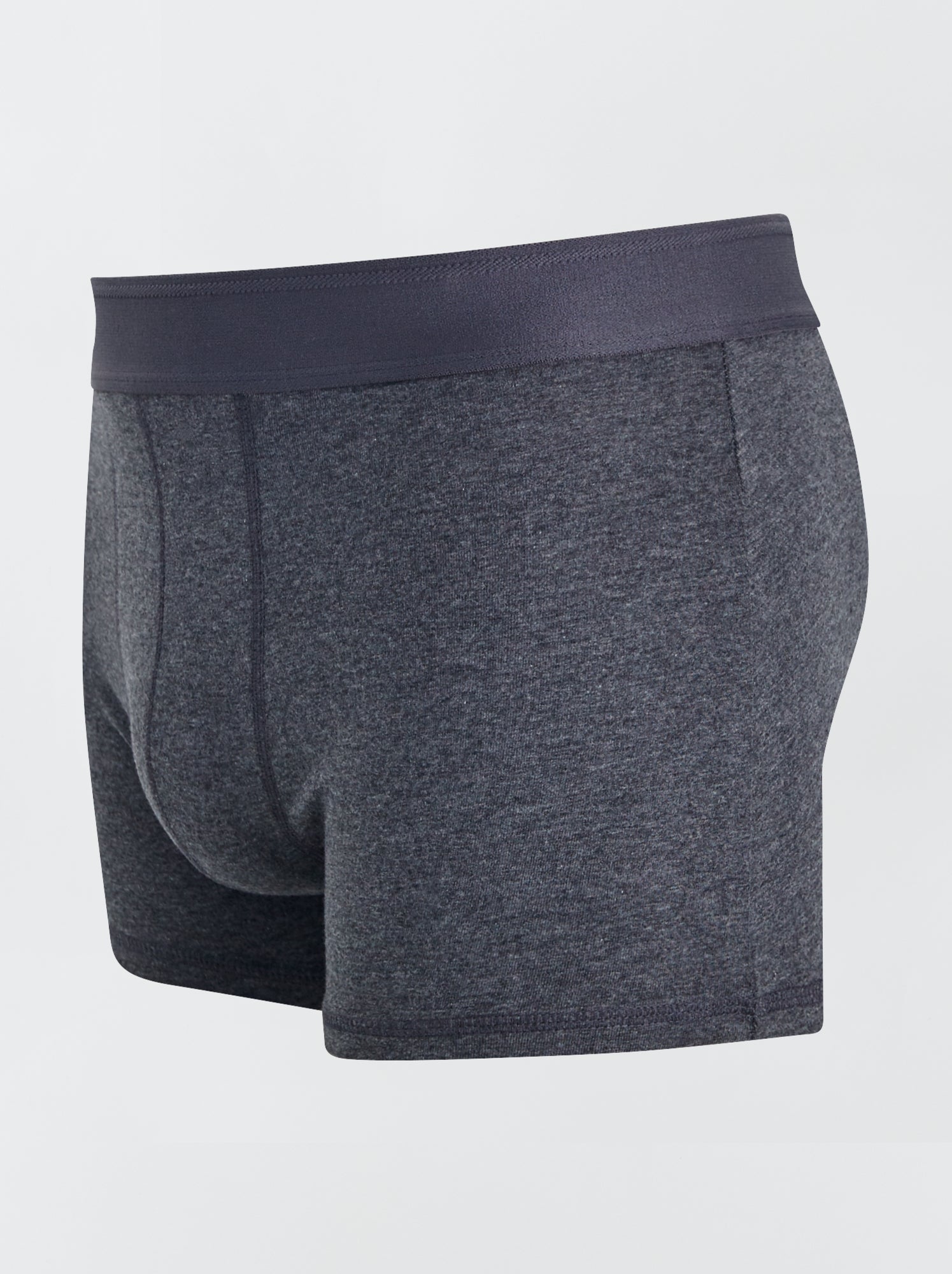 Lot de 3 boxers unis - Gris foncé