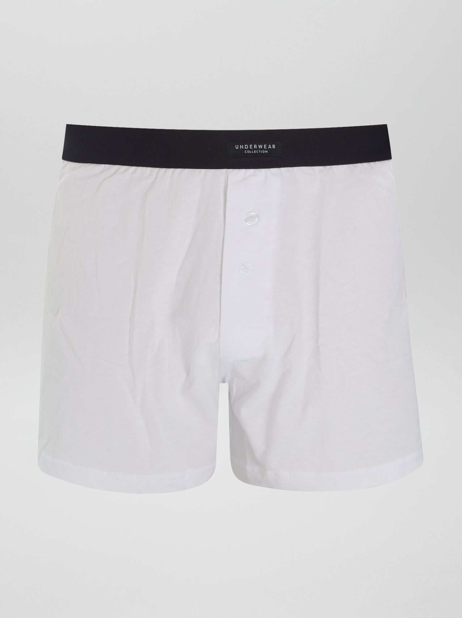 Lot de 3 boxers unis - Gris/noir/blanc