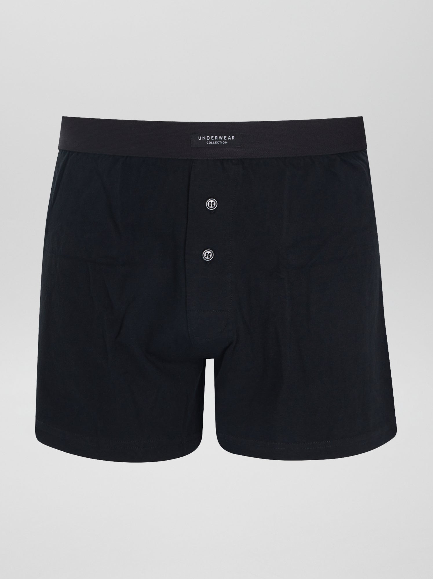 Lot de 3 boxers unis - Gris/noir/blanc