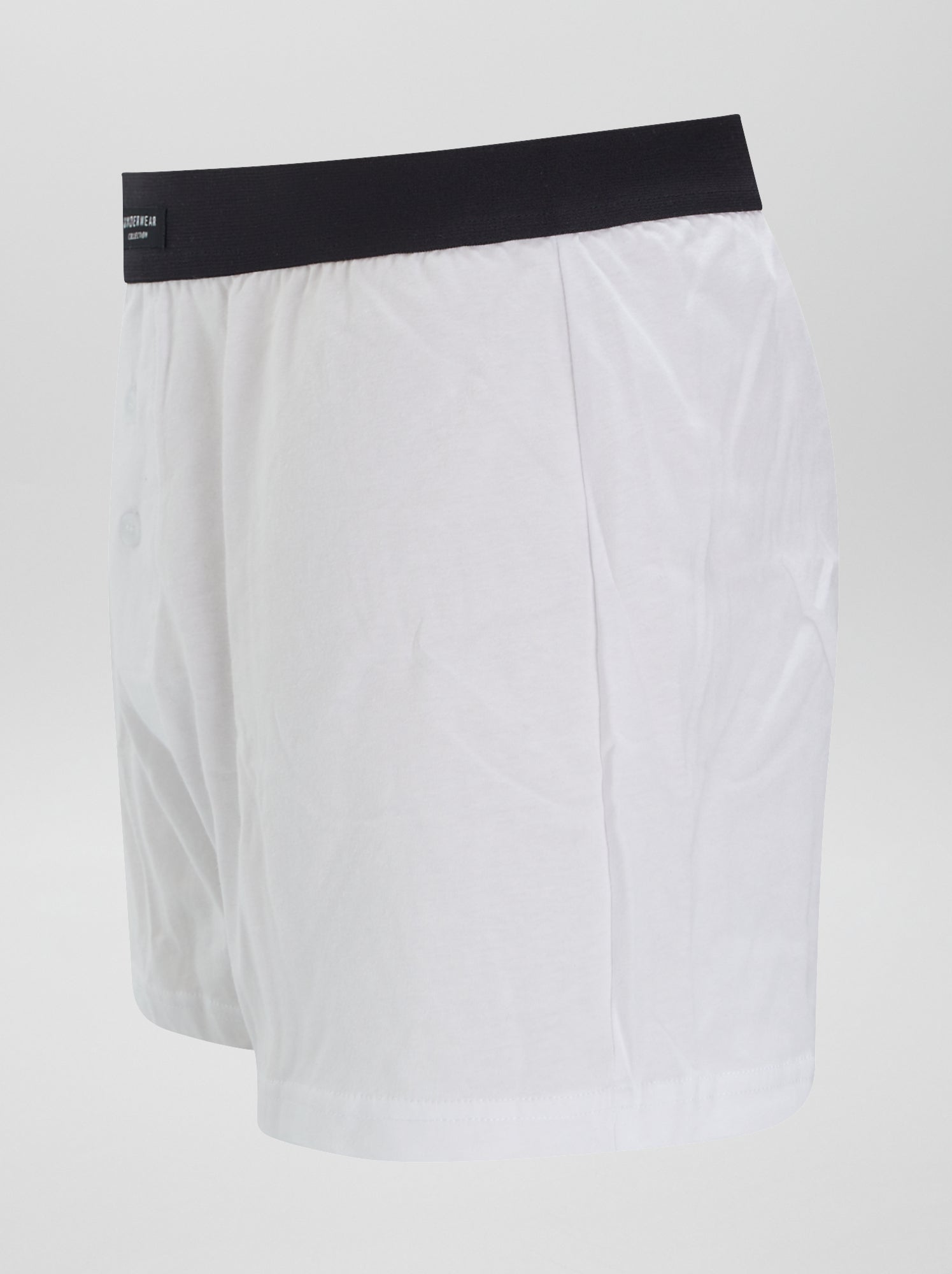Lot de 3 boxers unis - Gris/noir/blanc