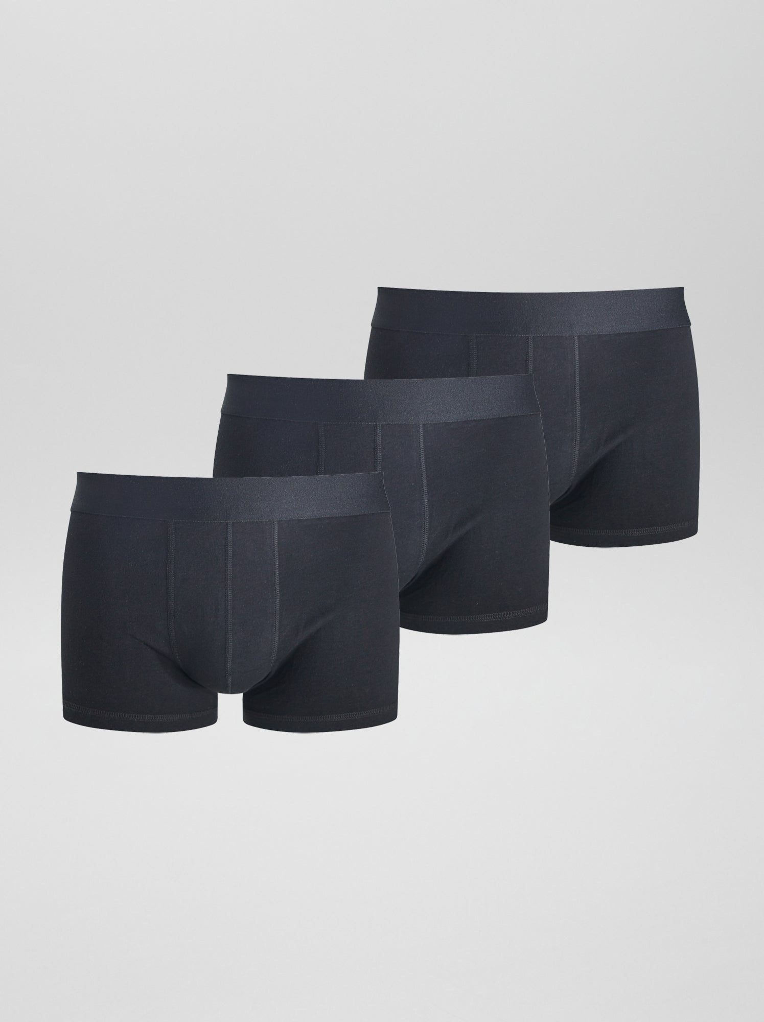 Lot de 3 boxers unis - Noir