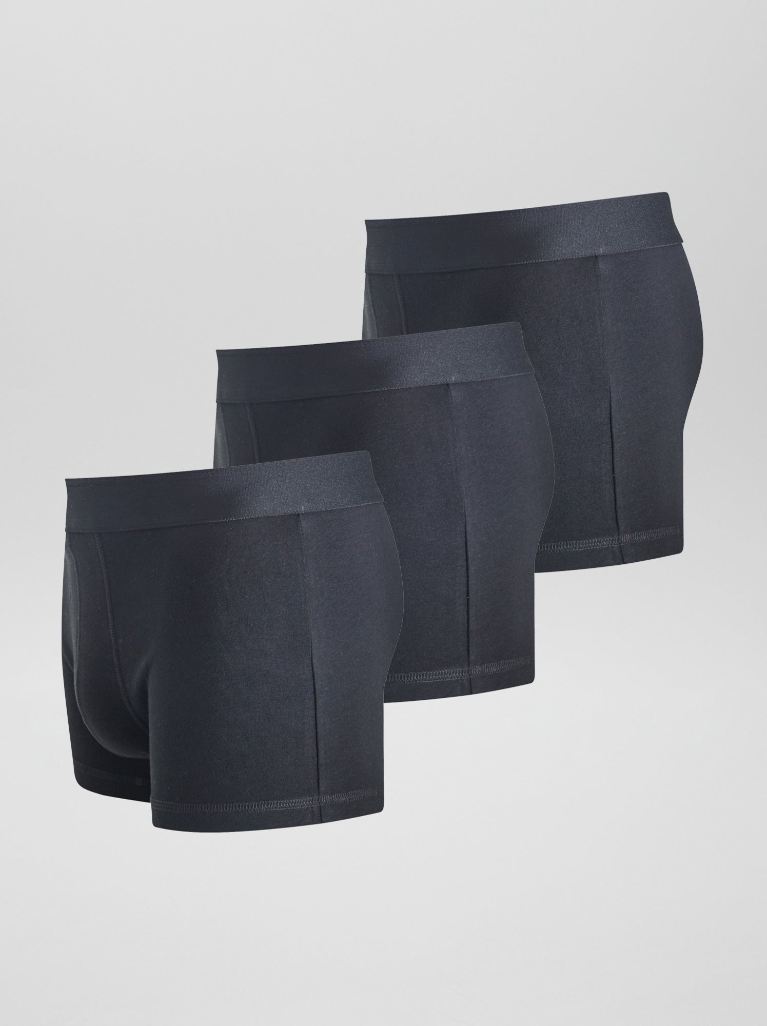 Lot de 3 boxers unis - Noir