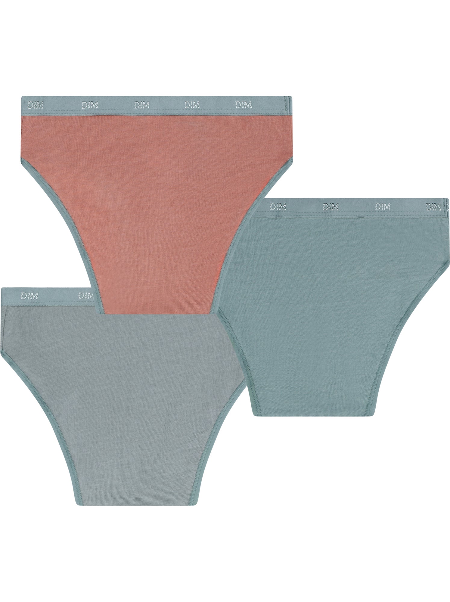 Lot de 3 Culottes Coton Pockets Ecodim - Gris