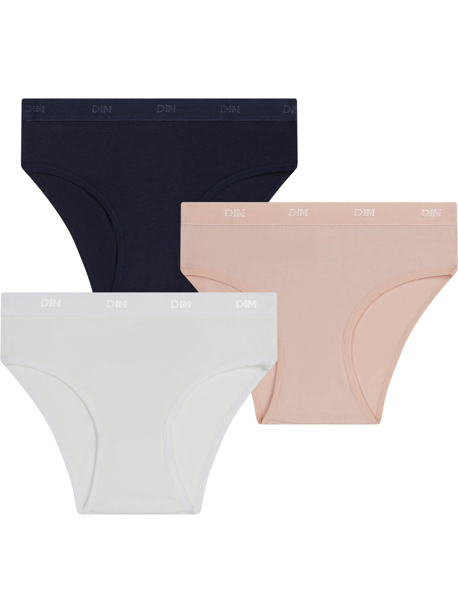 Lot de 3 Culottes Coton Pockets Ecodim - Rose clair