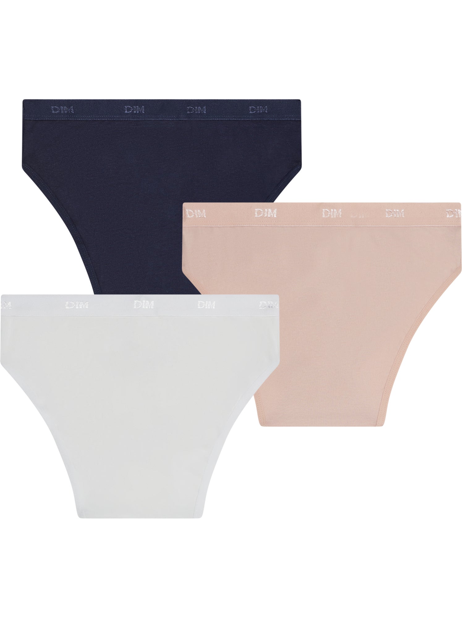 Lot de 3 Culottes Coton Pockets Ecodim - Rose clair