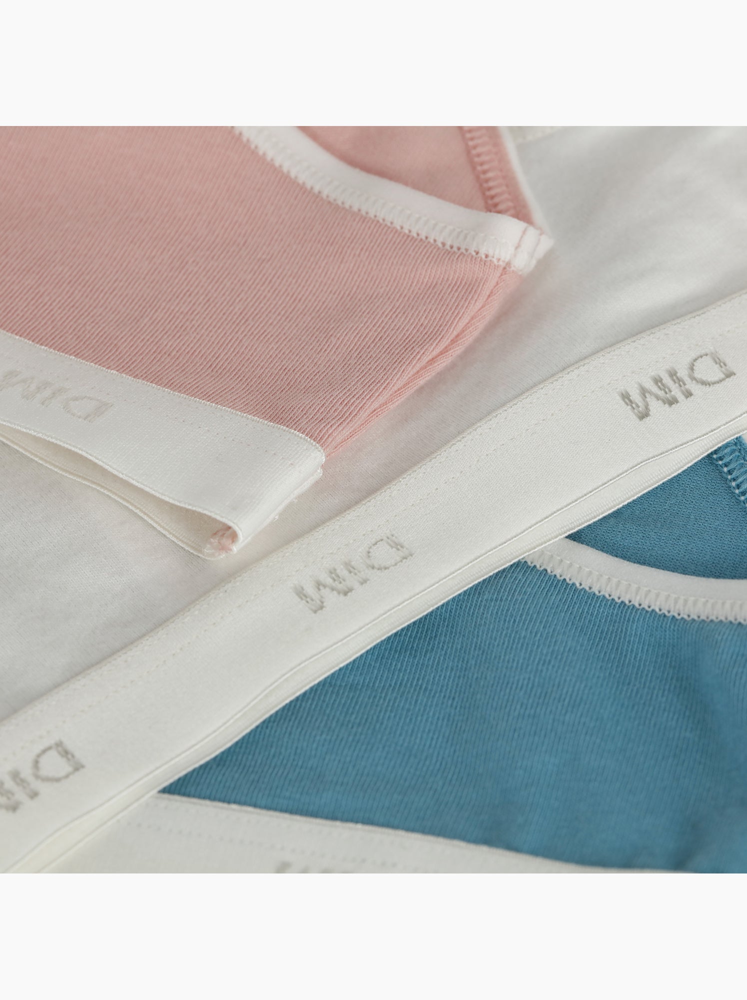 Lot de 3 Culottes Coton Pockets Ecodim - Rose pâle