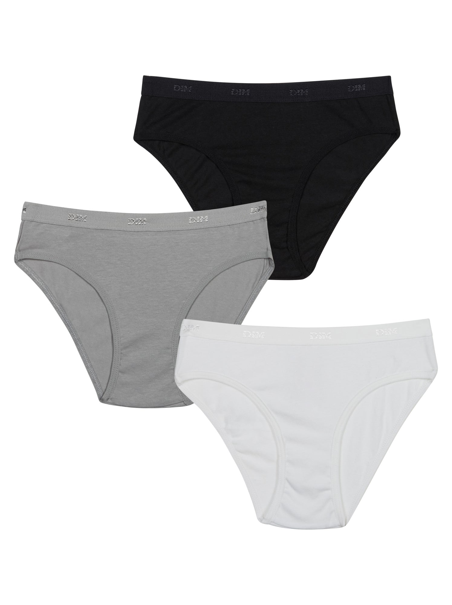 Lot de 3 Culottes Coton Pockets Ecodim - Blanc