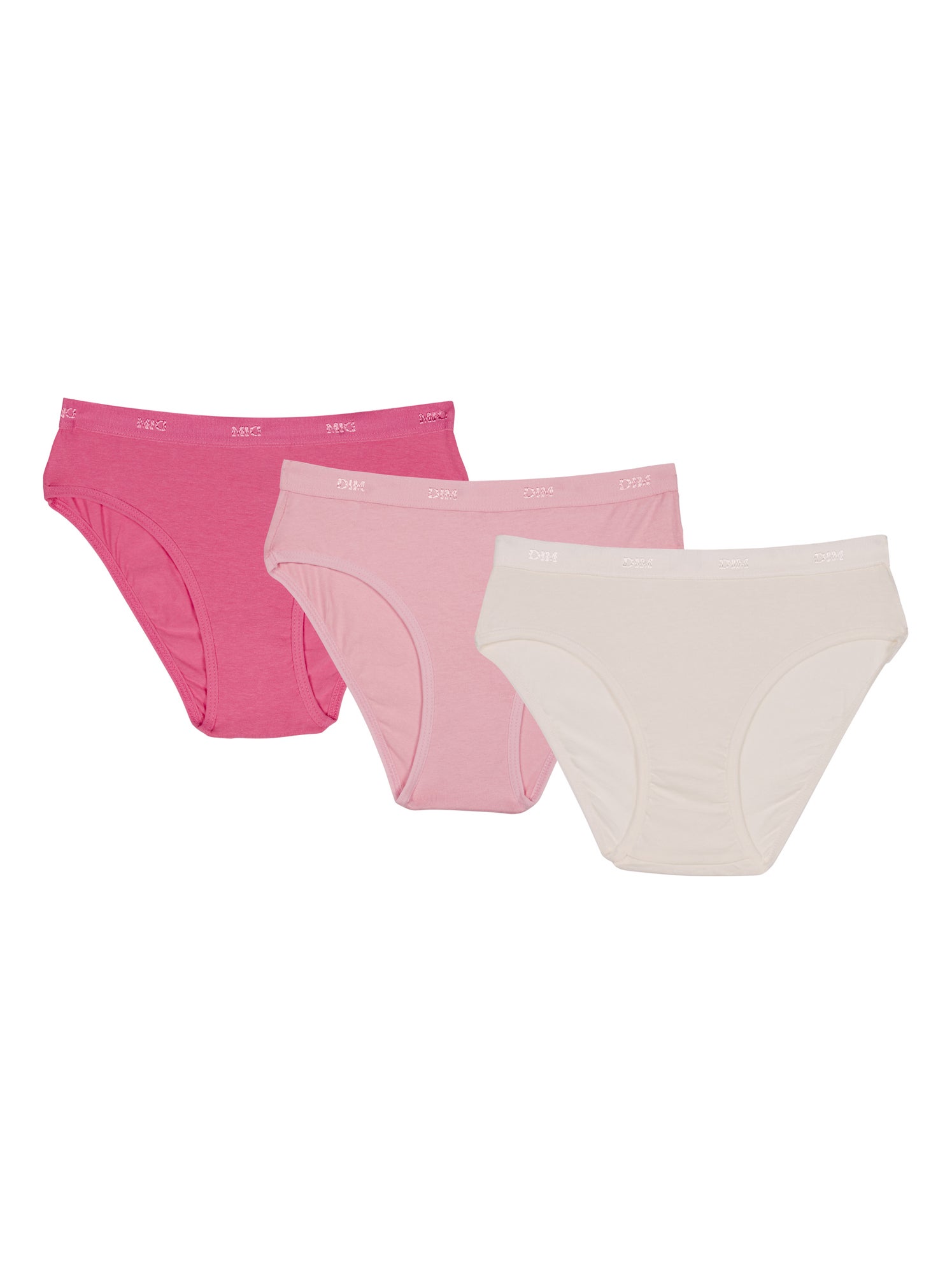 Lot de 3 Culottes Coton Pockets Ecodim - Rose