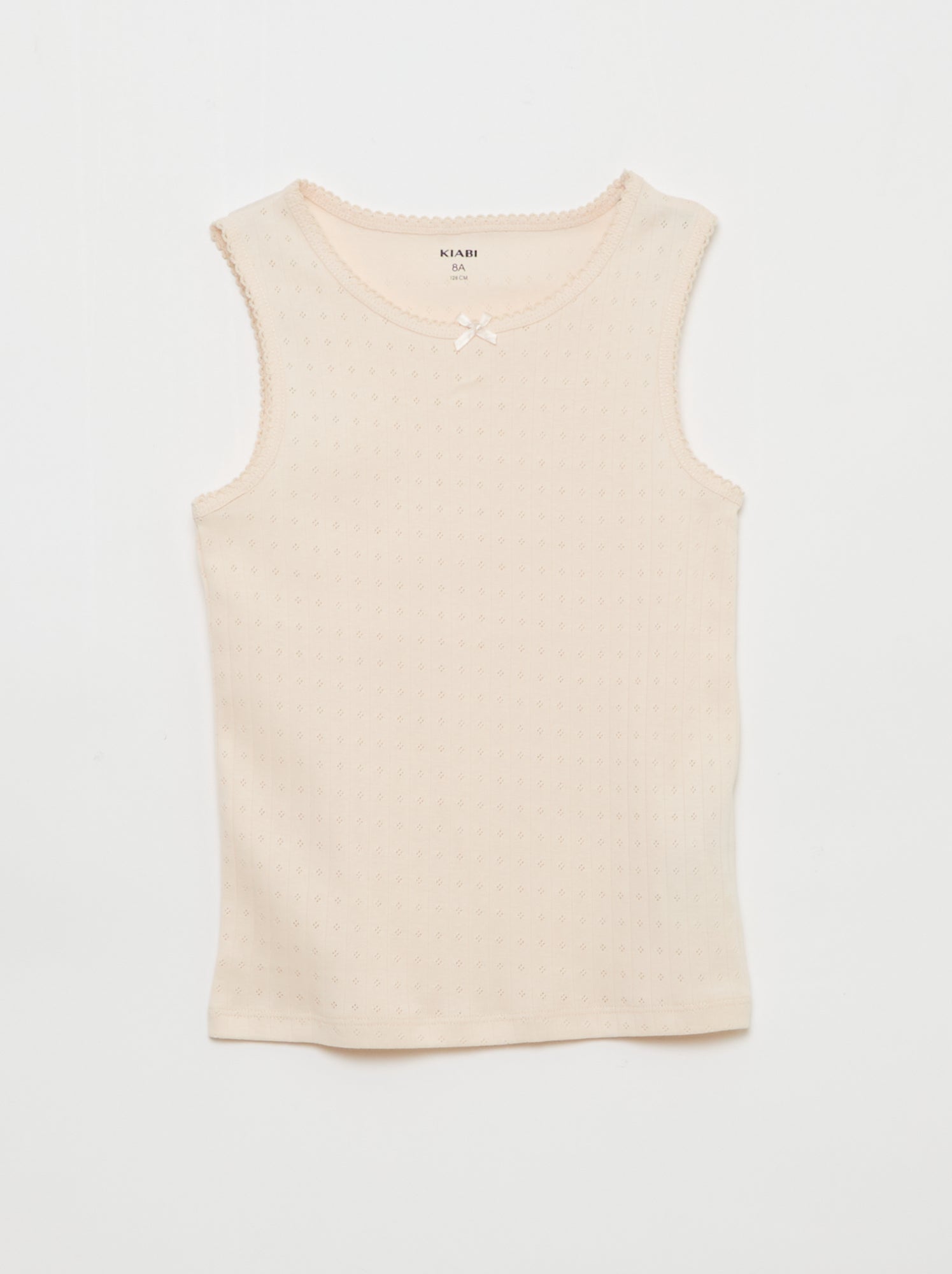 Lot de 3 débardeurs en maille pointelle - Rose