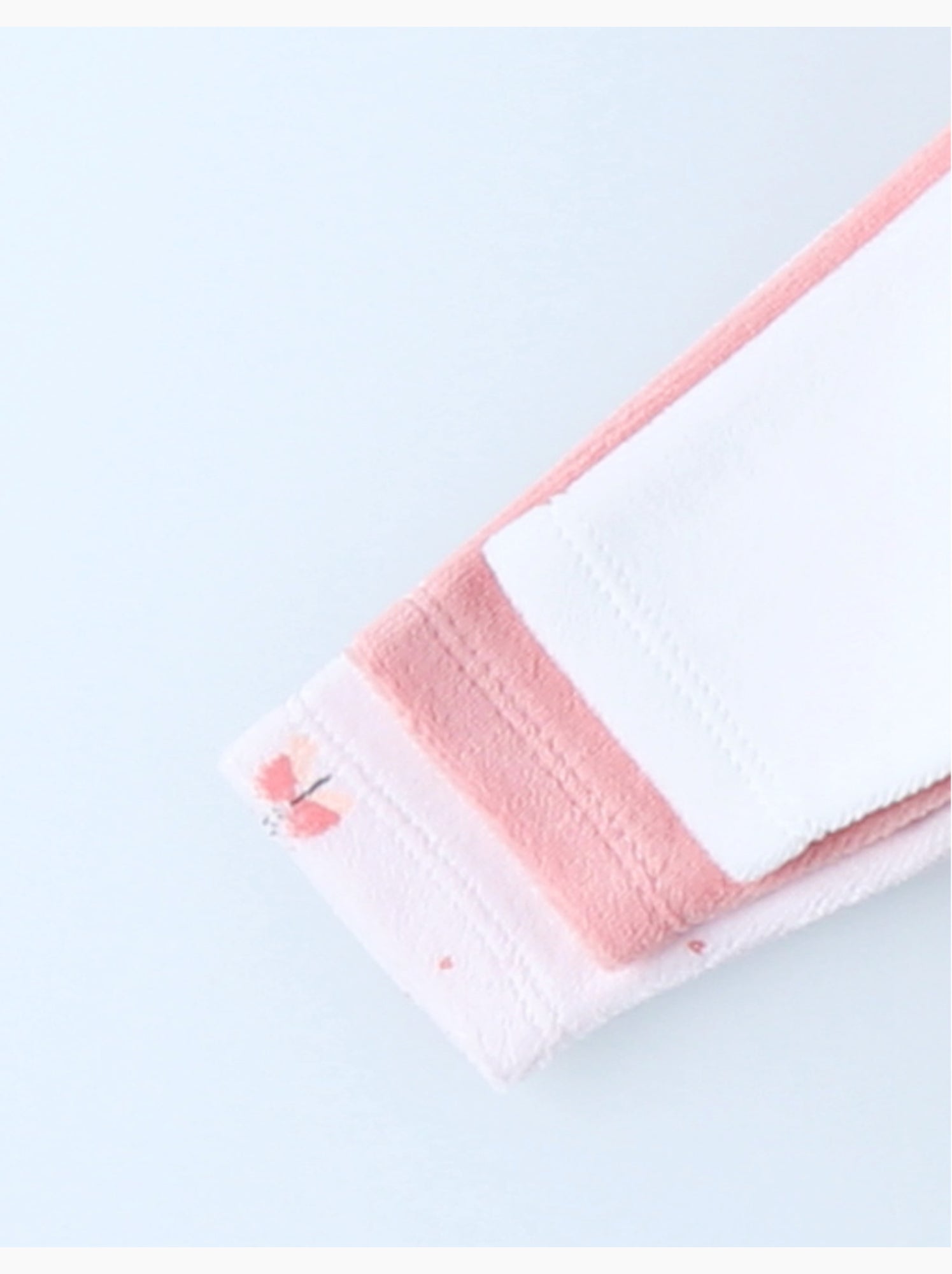 Lot de 3 Dors-bien en Velours Noukie's - Rose