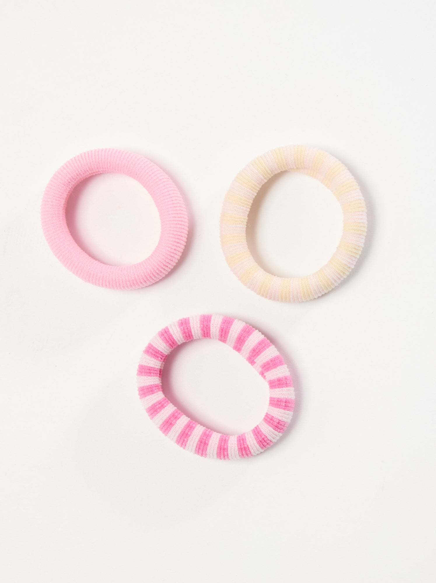Lot de 3 élastiques mousse - Rose