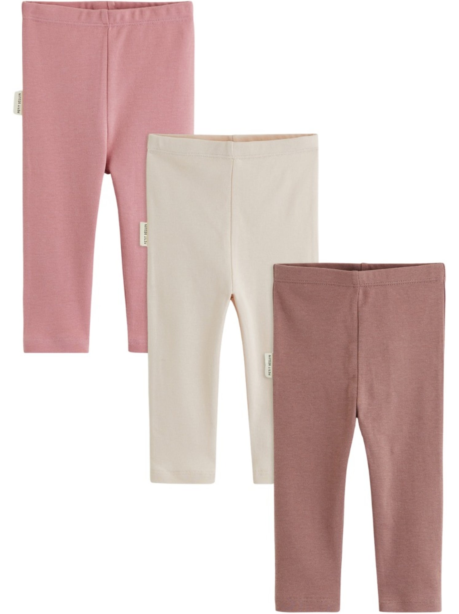 Lot de 3 leggings enfant sora - Rose