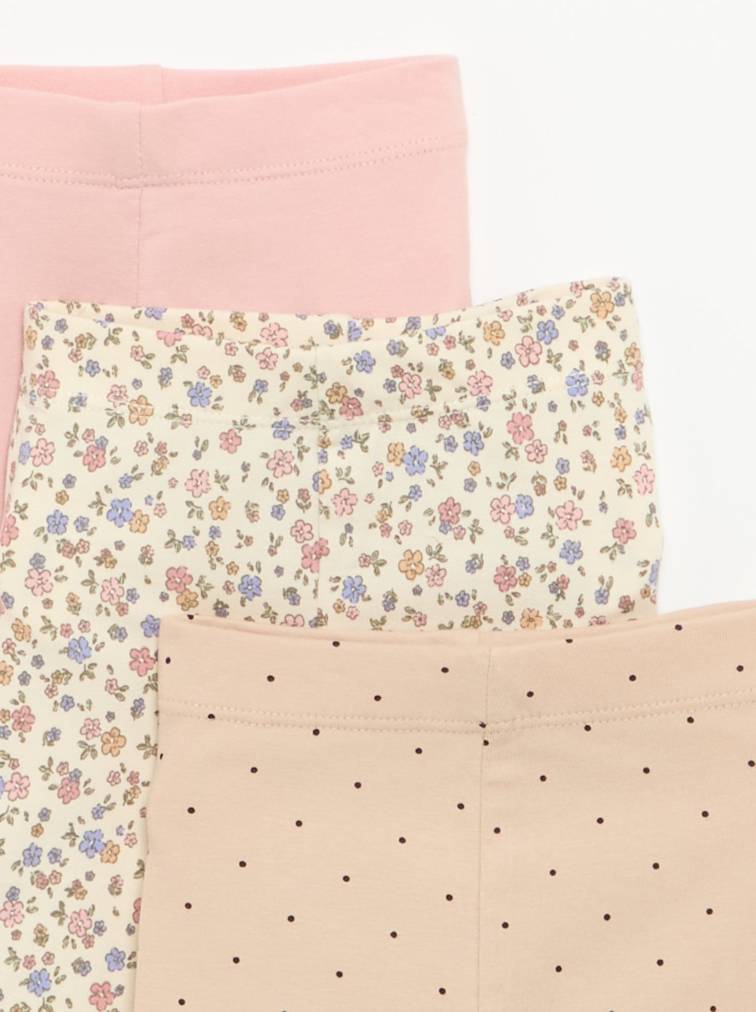 Lot de 3 leggings longs - Blanc