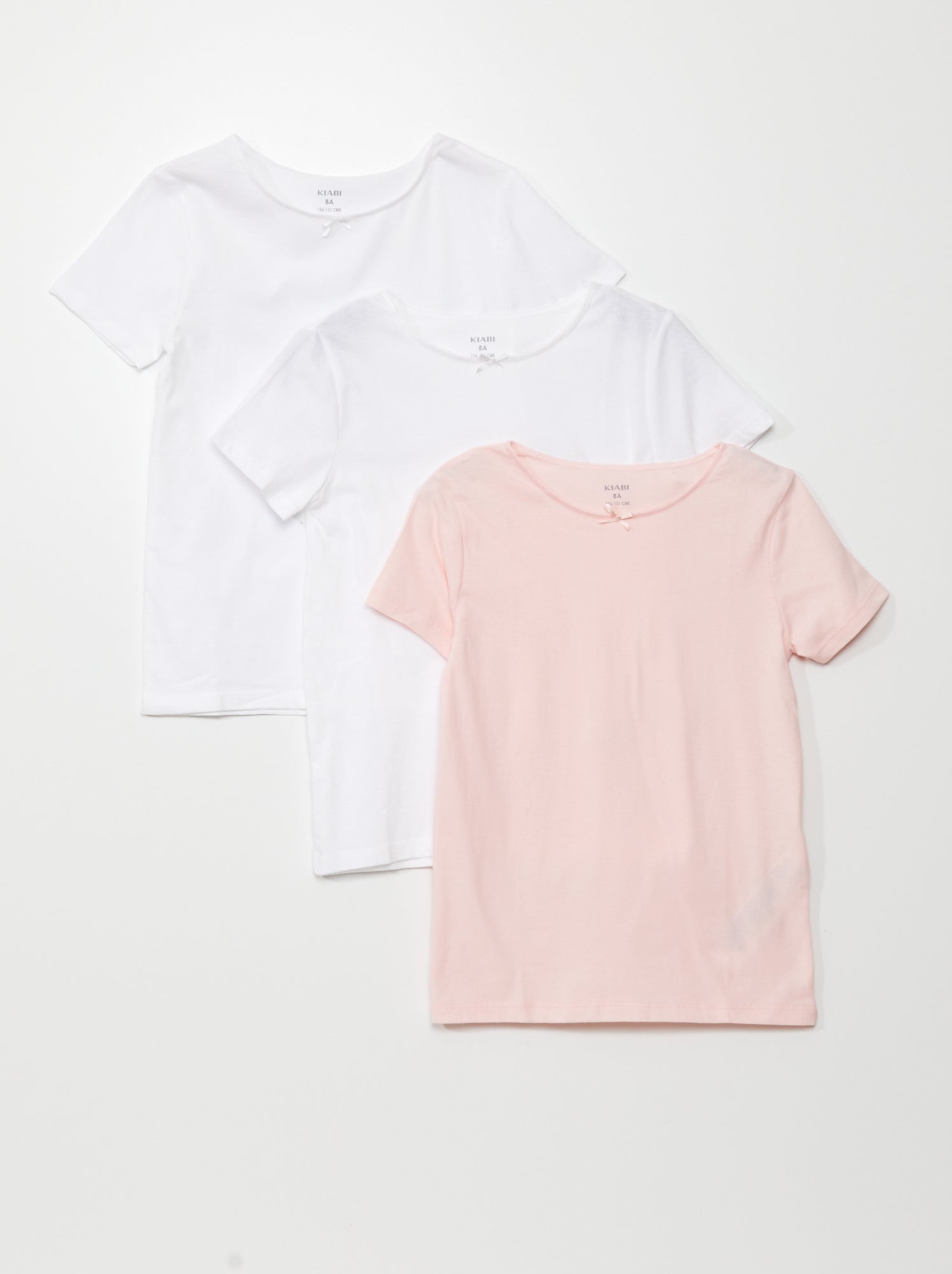 Lot de 3 maillots de corps en coton - Blanc