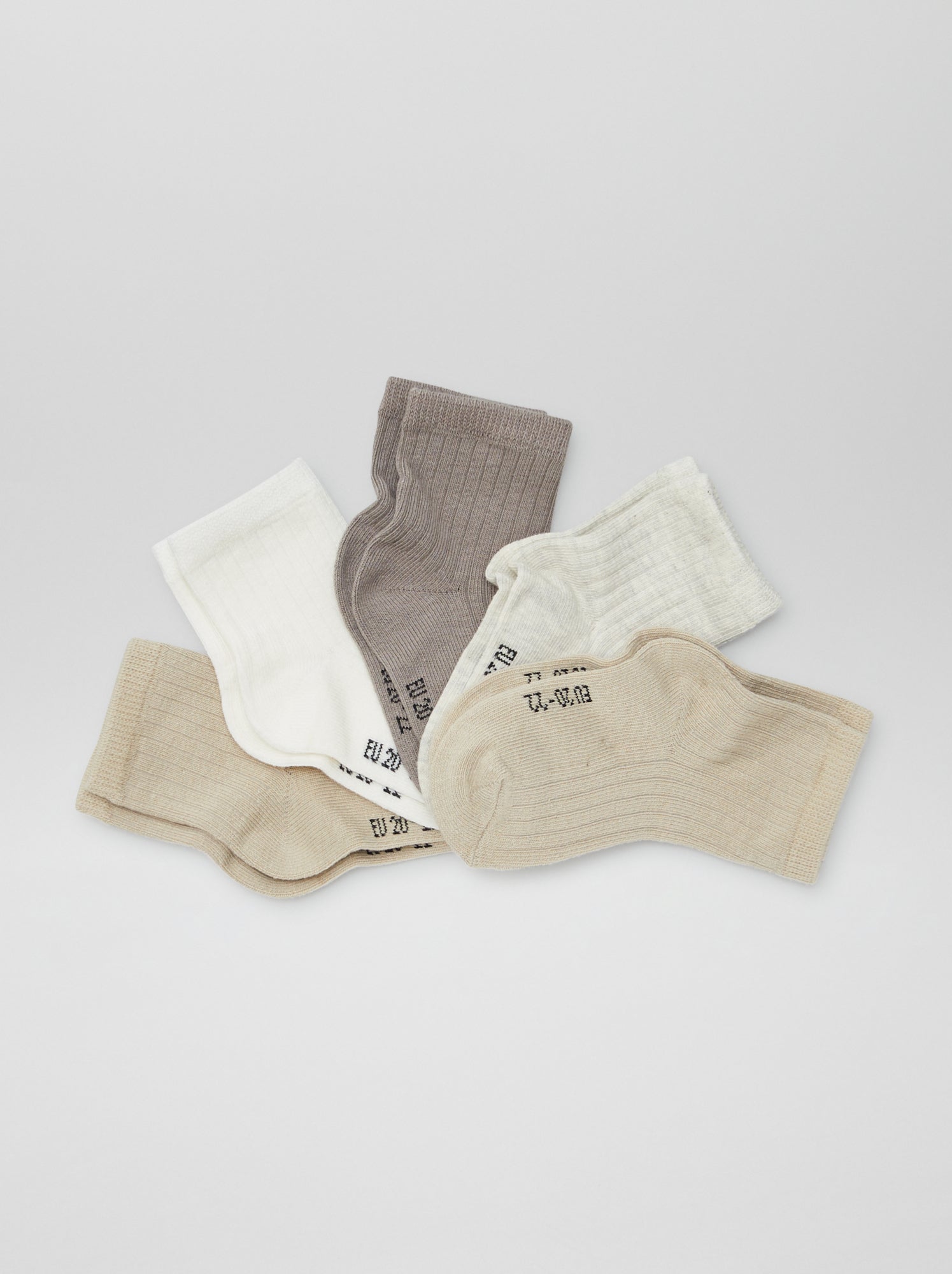 Lot de 3 paires de chaussettes naissance - Beige