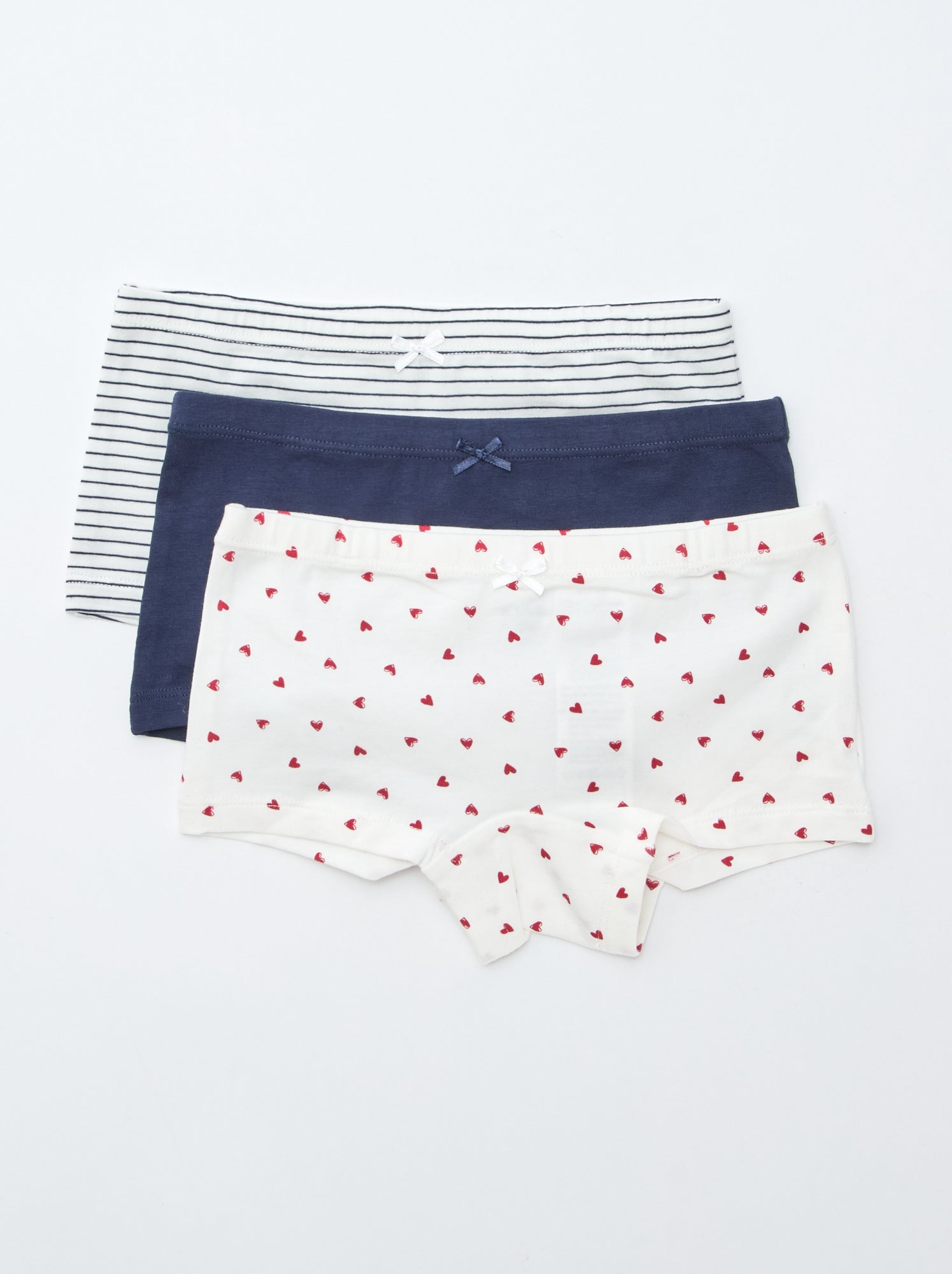 Lot de 3 shortys - Blanc