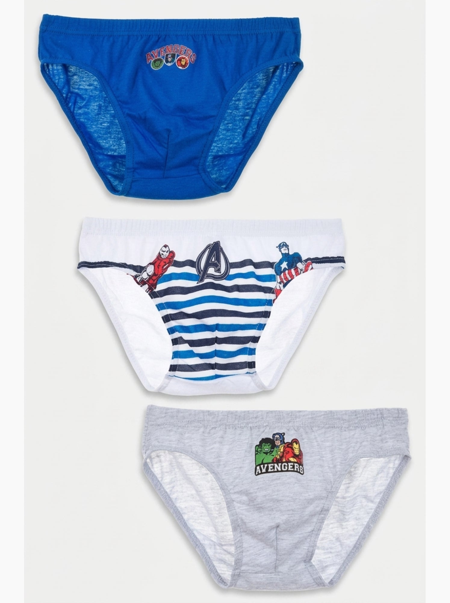 Lot de 3 slips avengers| licence officielle - Multicolore