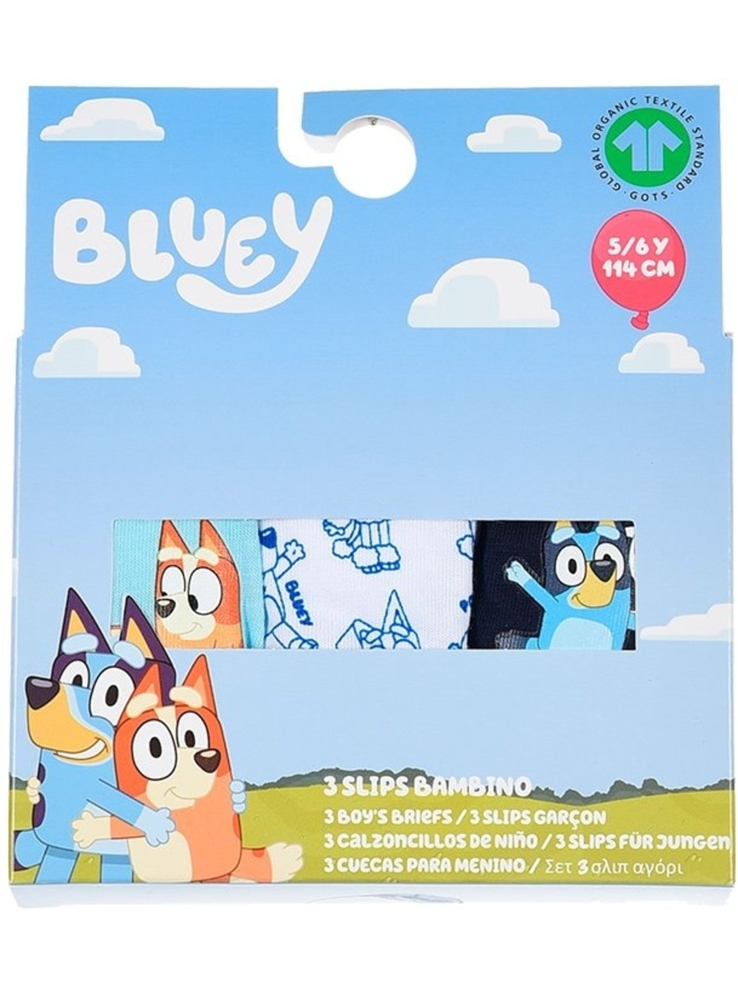 Lot de 3 slips bluey| licence officielle - Multicolore