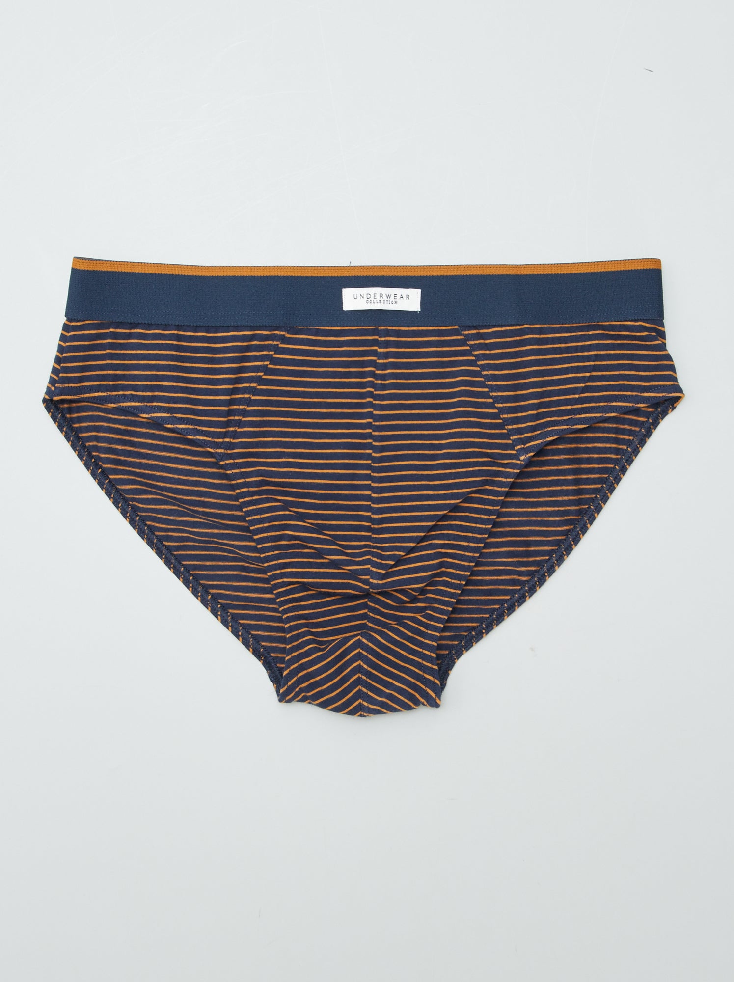 Lot de 3 slips imprimés - Marine/camel