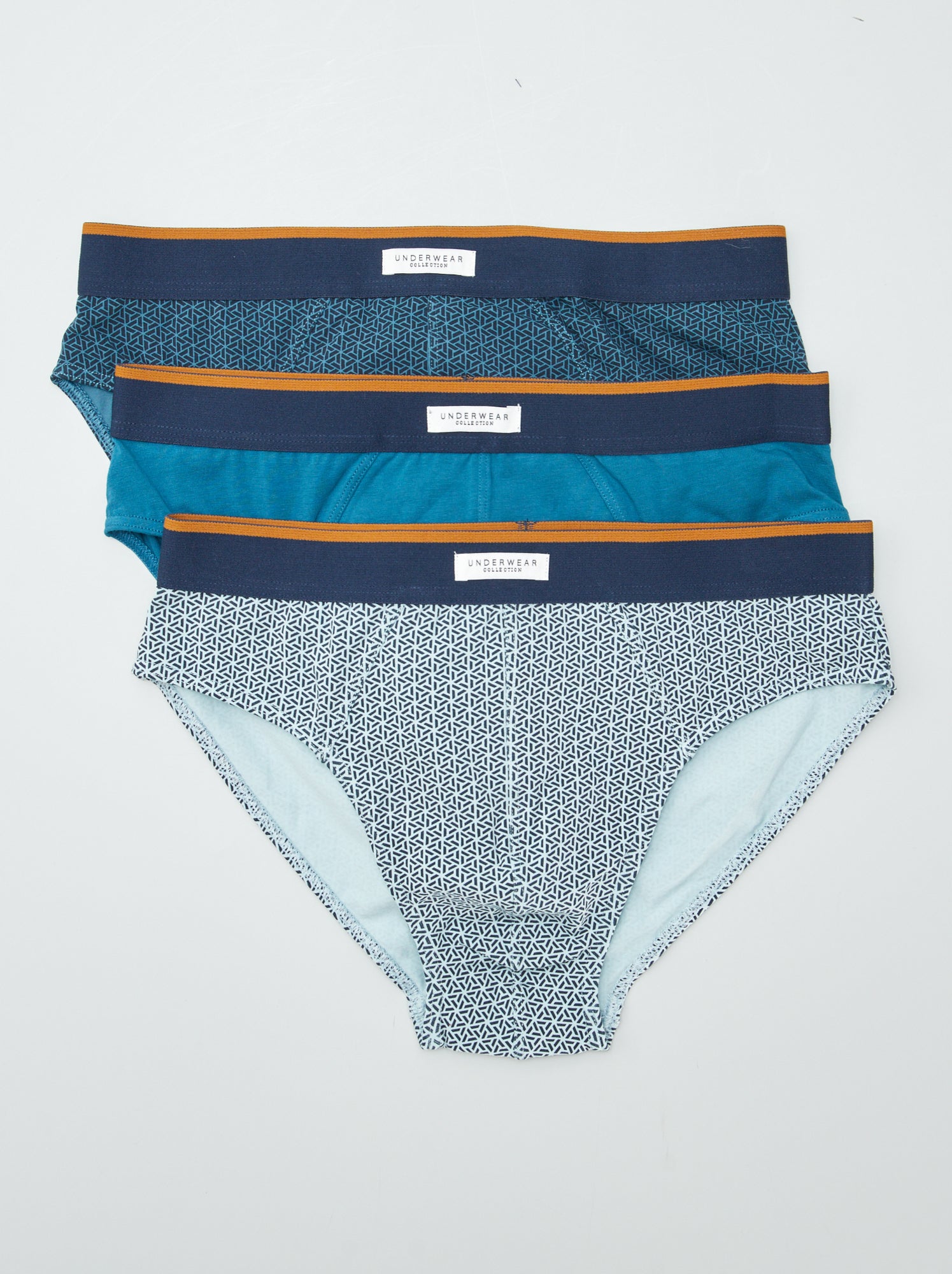 Lot de 3 slips imprimés - Vert