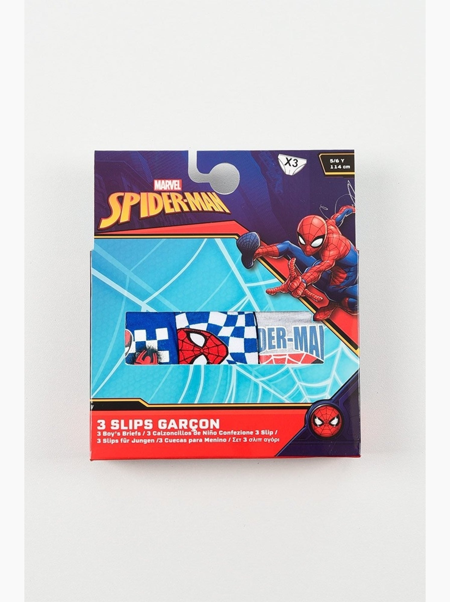 Lot de 3 slips spiderman| licence officielle - Multicolore