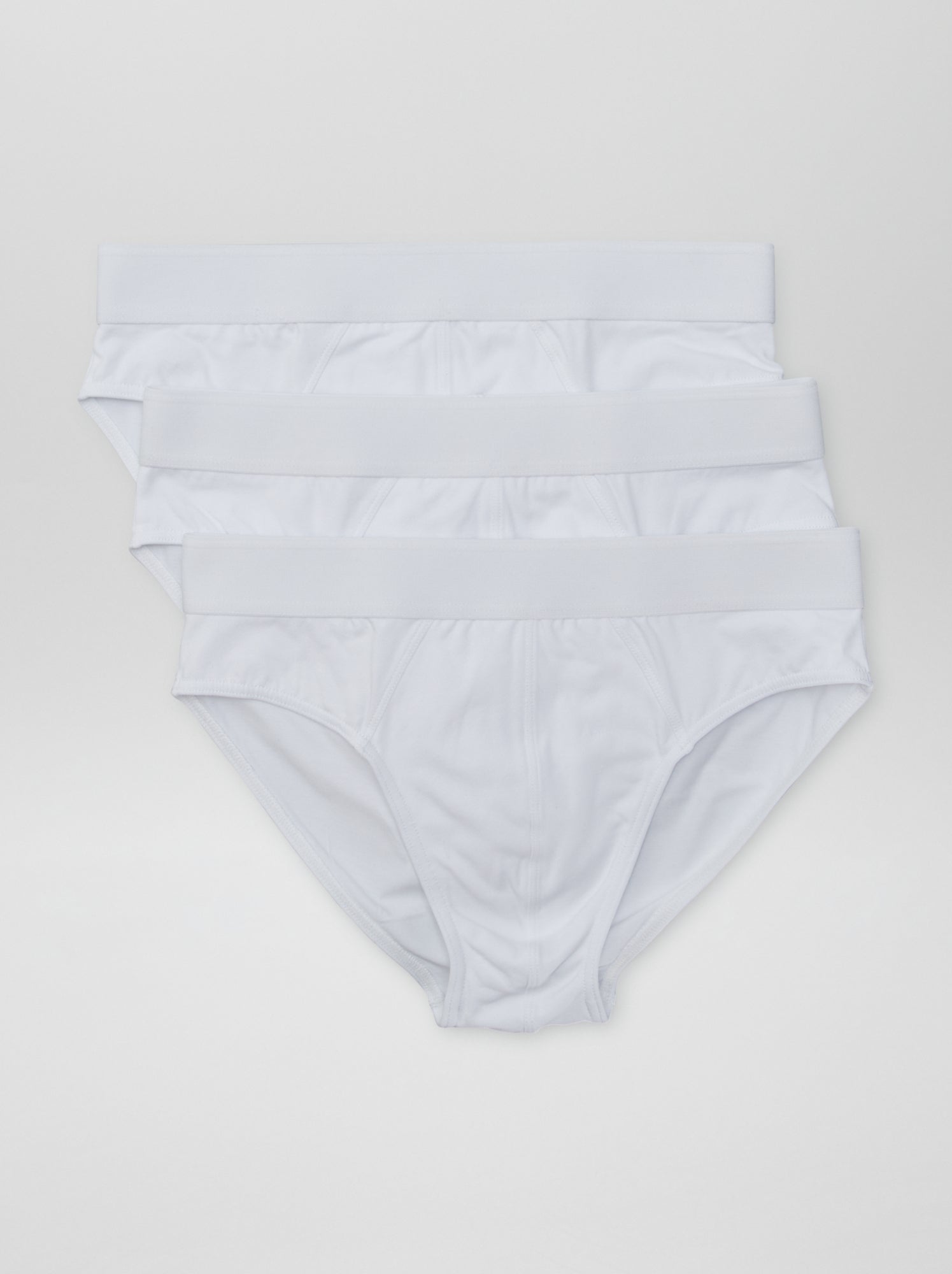 Lot de 3 slips unis - Blanc