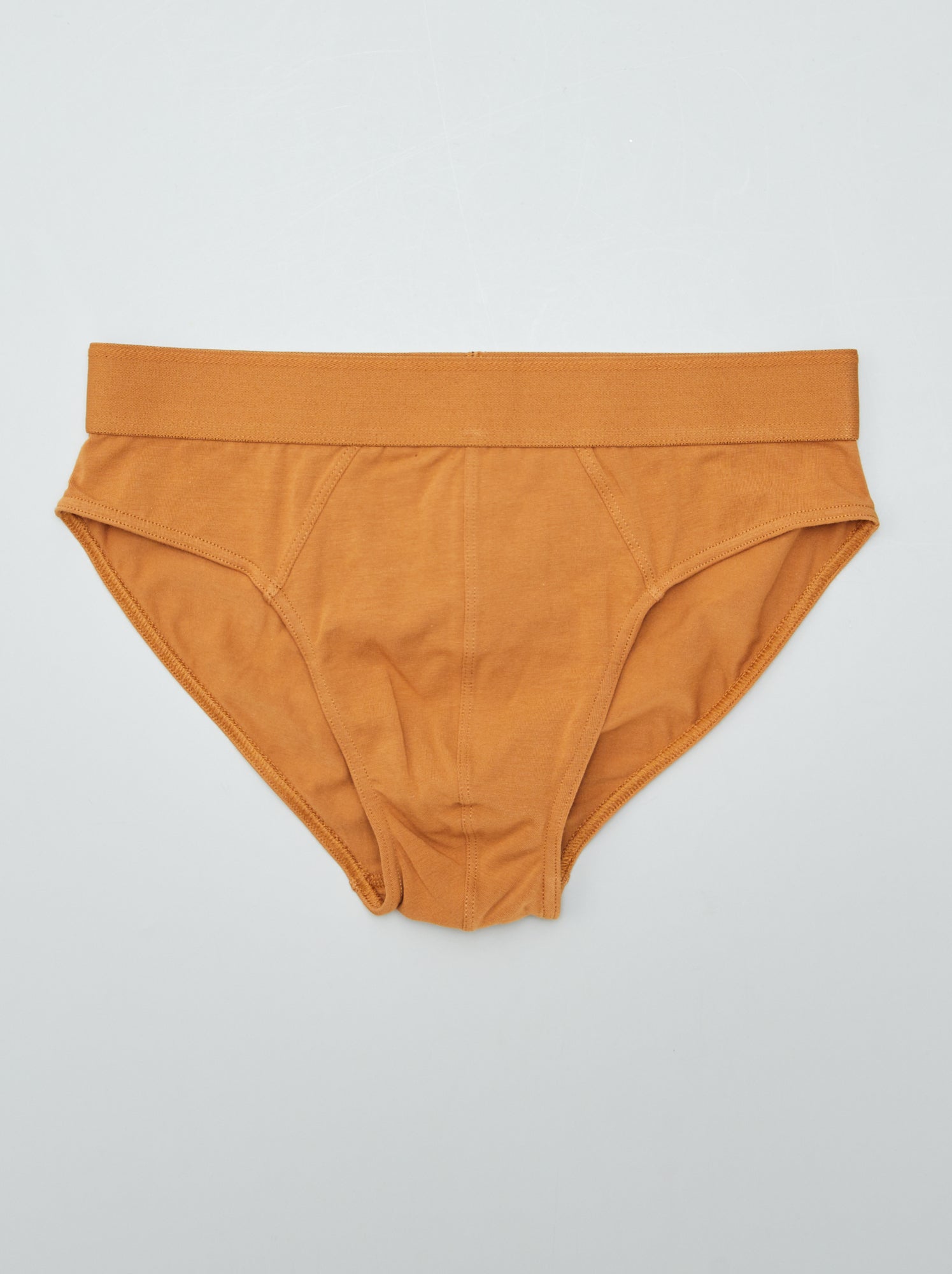 Lot de 3 slips unis - Bleu marine/ marron