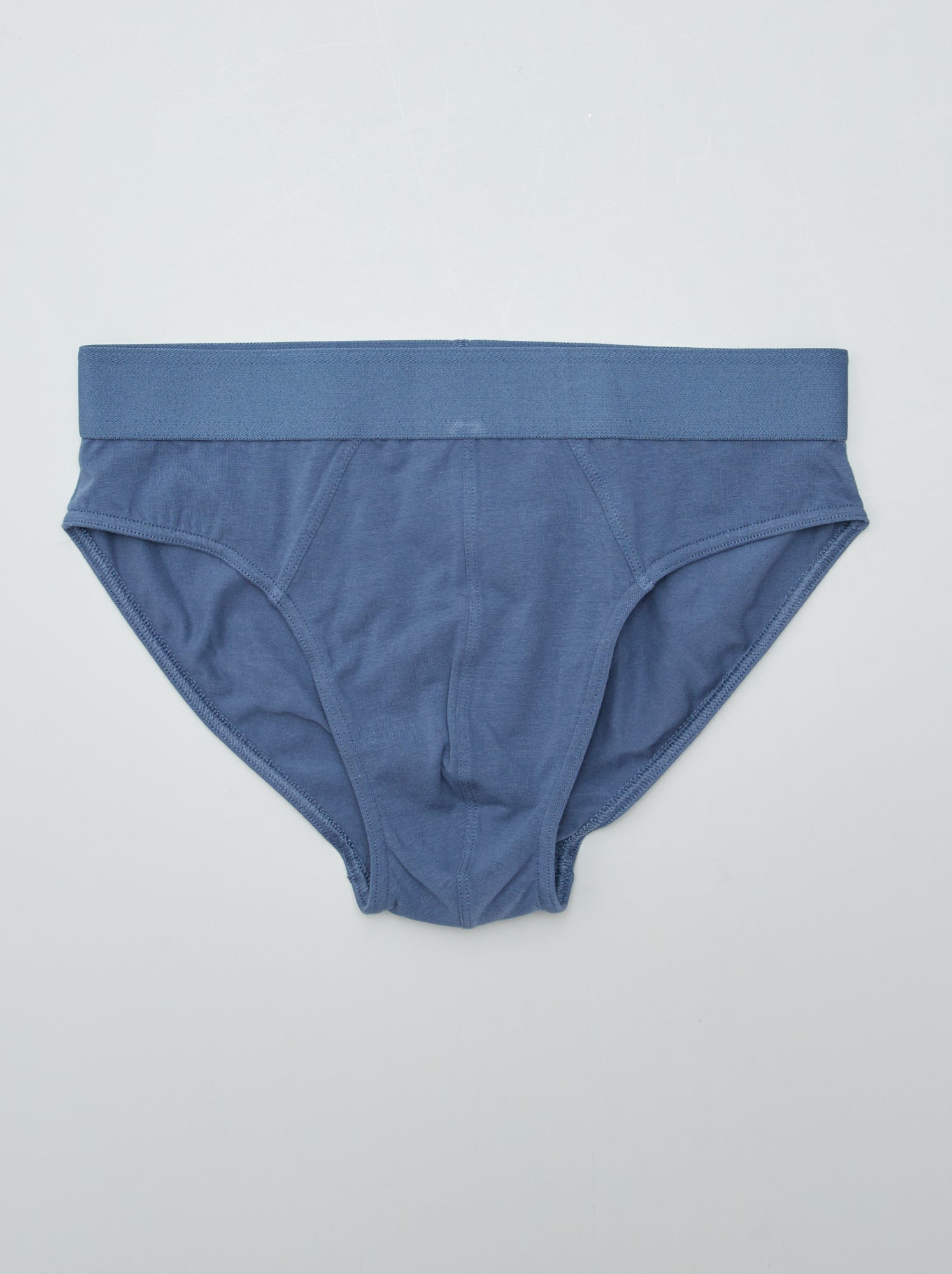 Lot de 3 slips unis - Bleu marine/ marron