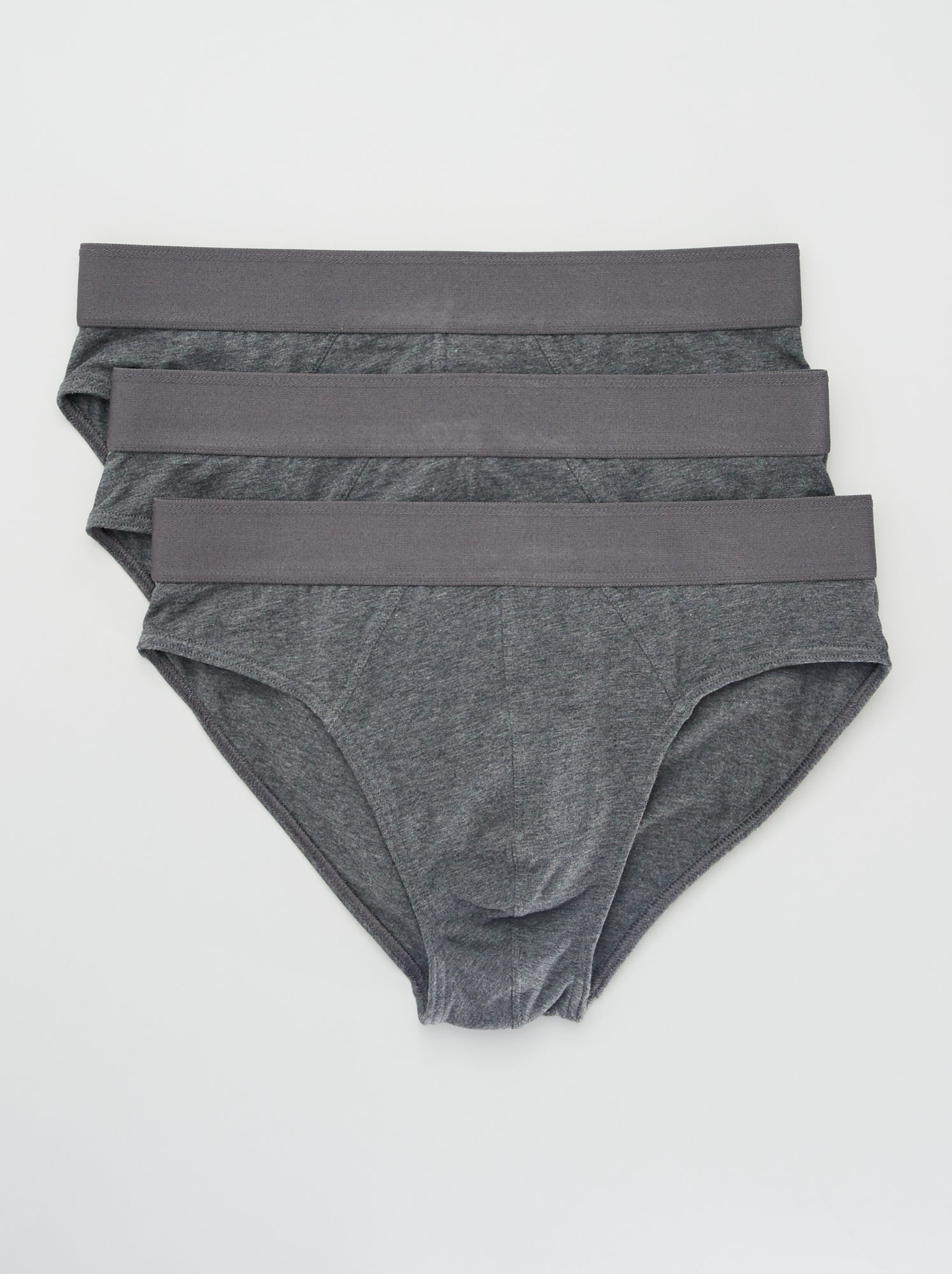 Lot de 3 slips unis - Gris