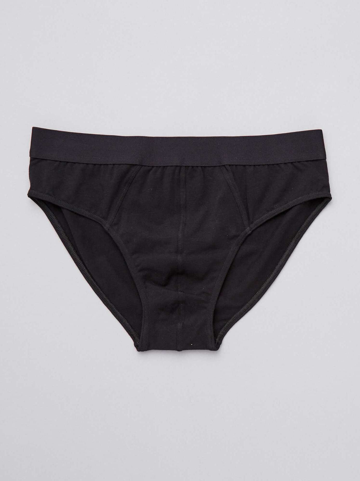 Lot de 3 slips unis - noir
