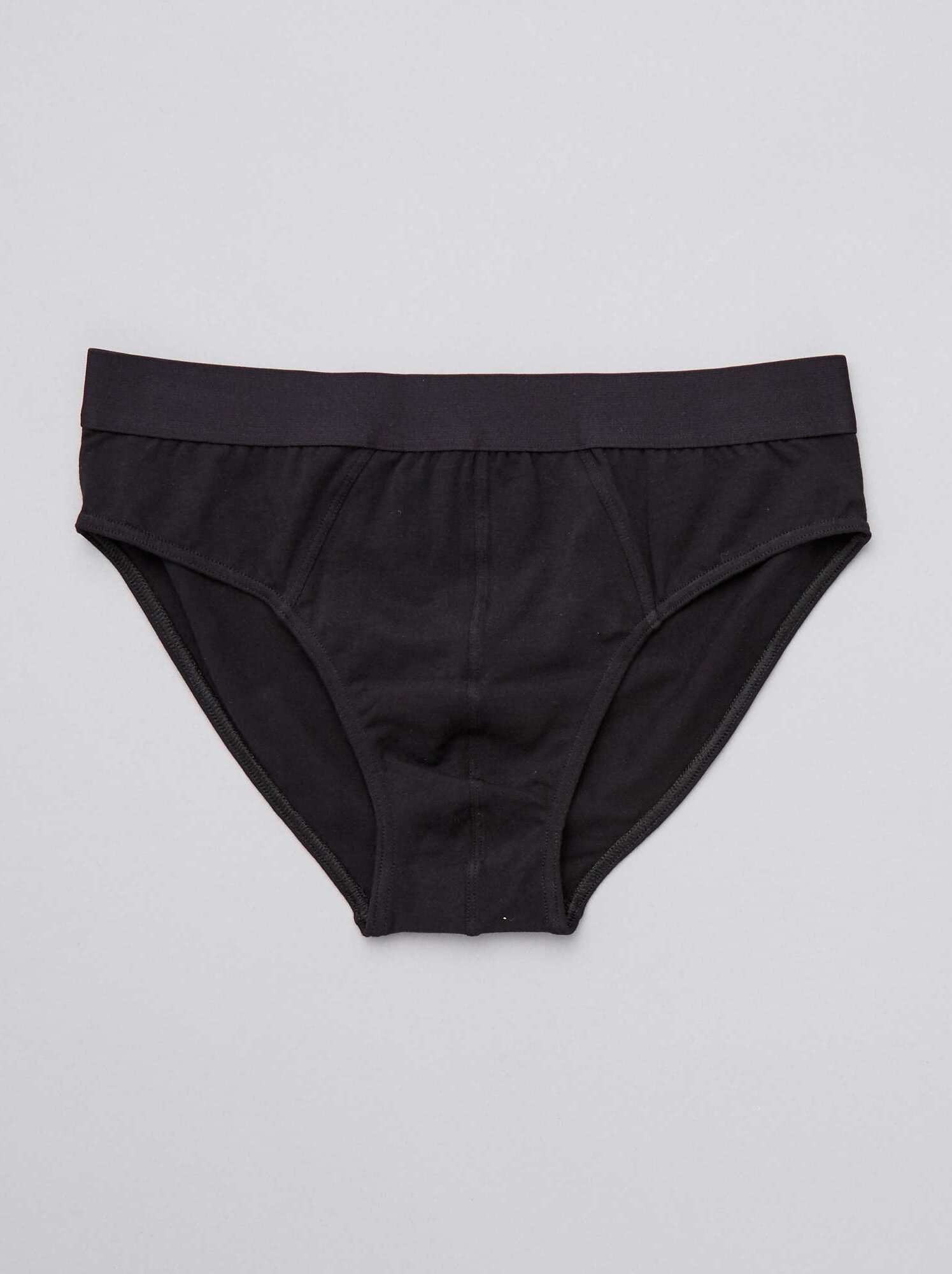 Lot de 3 slips unis - noir