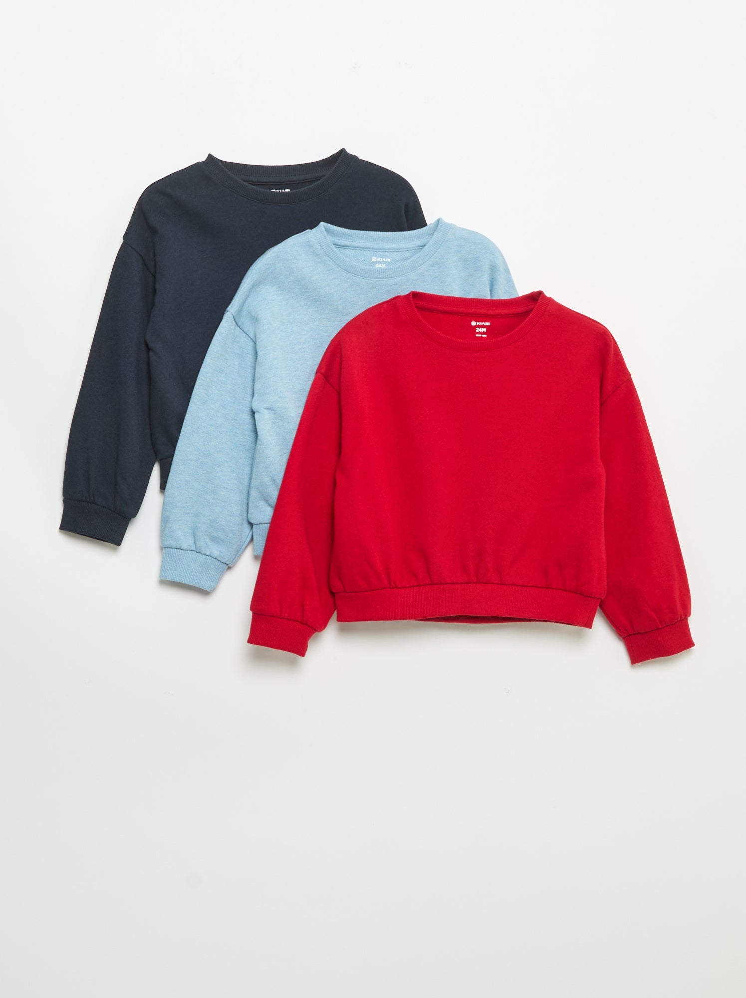 Lot de 3 sweats - Bleu