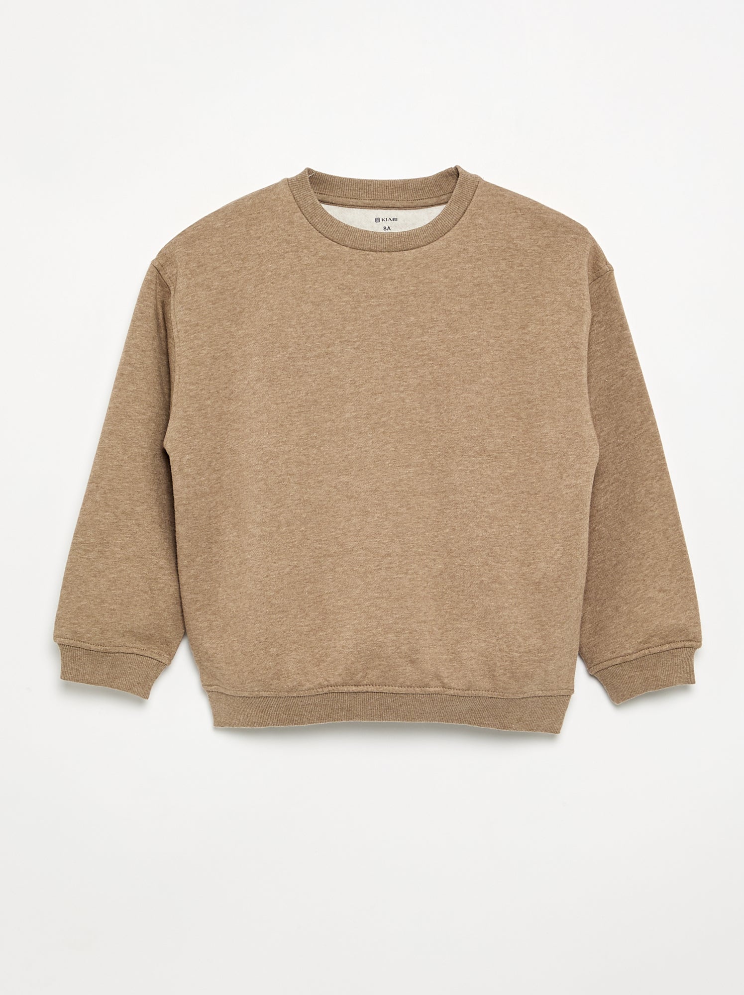 Lot de 3 sweats en polaire à manches longues - Marron