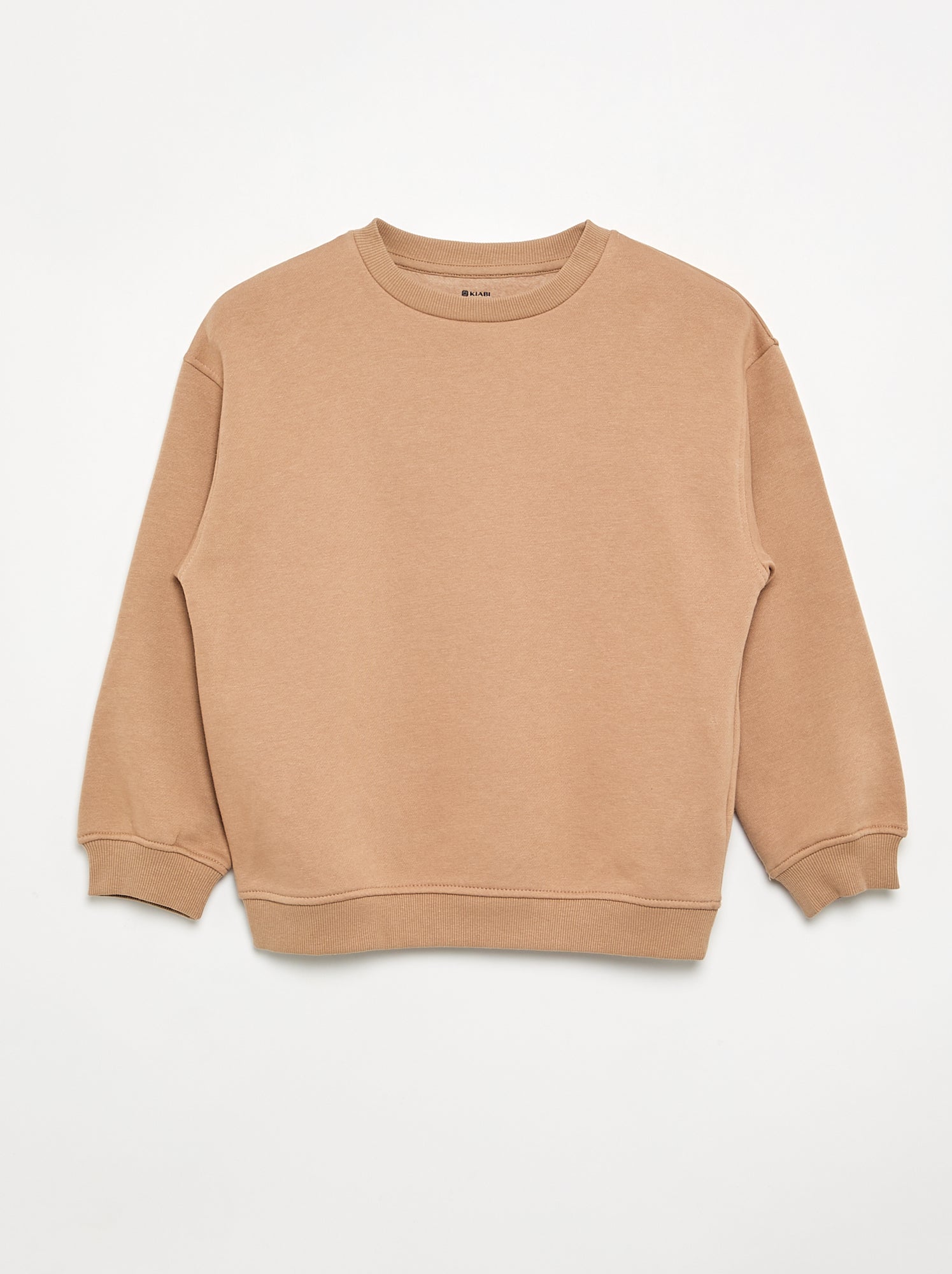 Lot de 3 sweats en polaire à manches longues - Marron