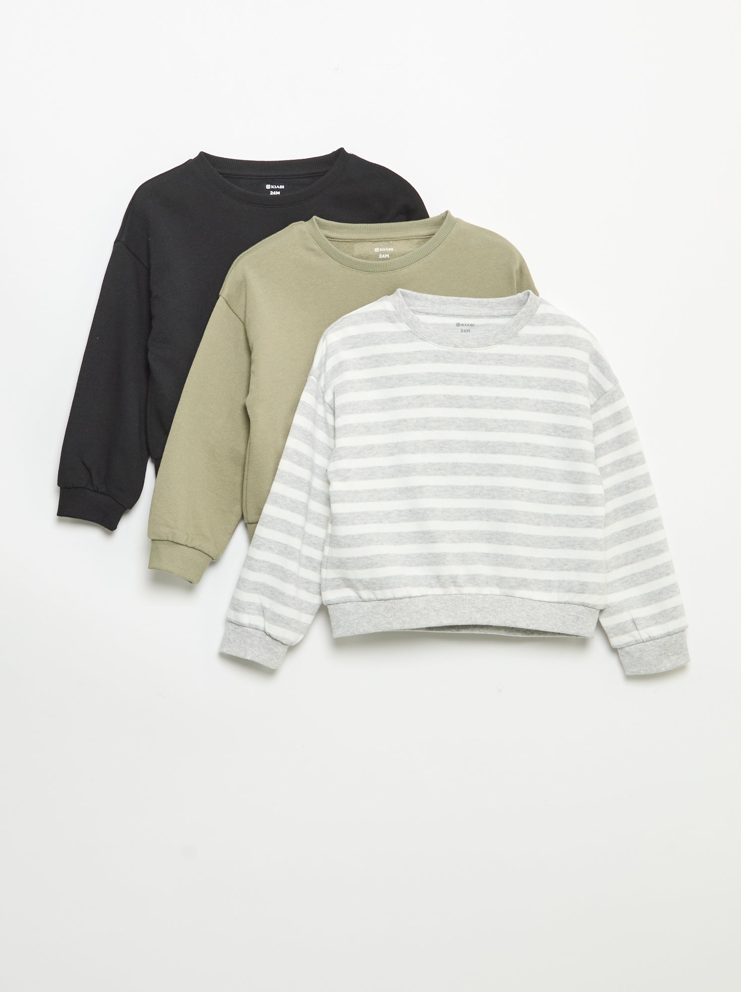 Lot de 3 sweats - Noir