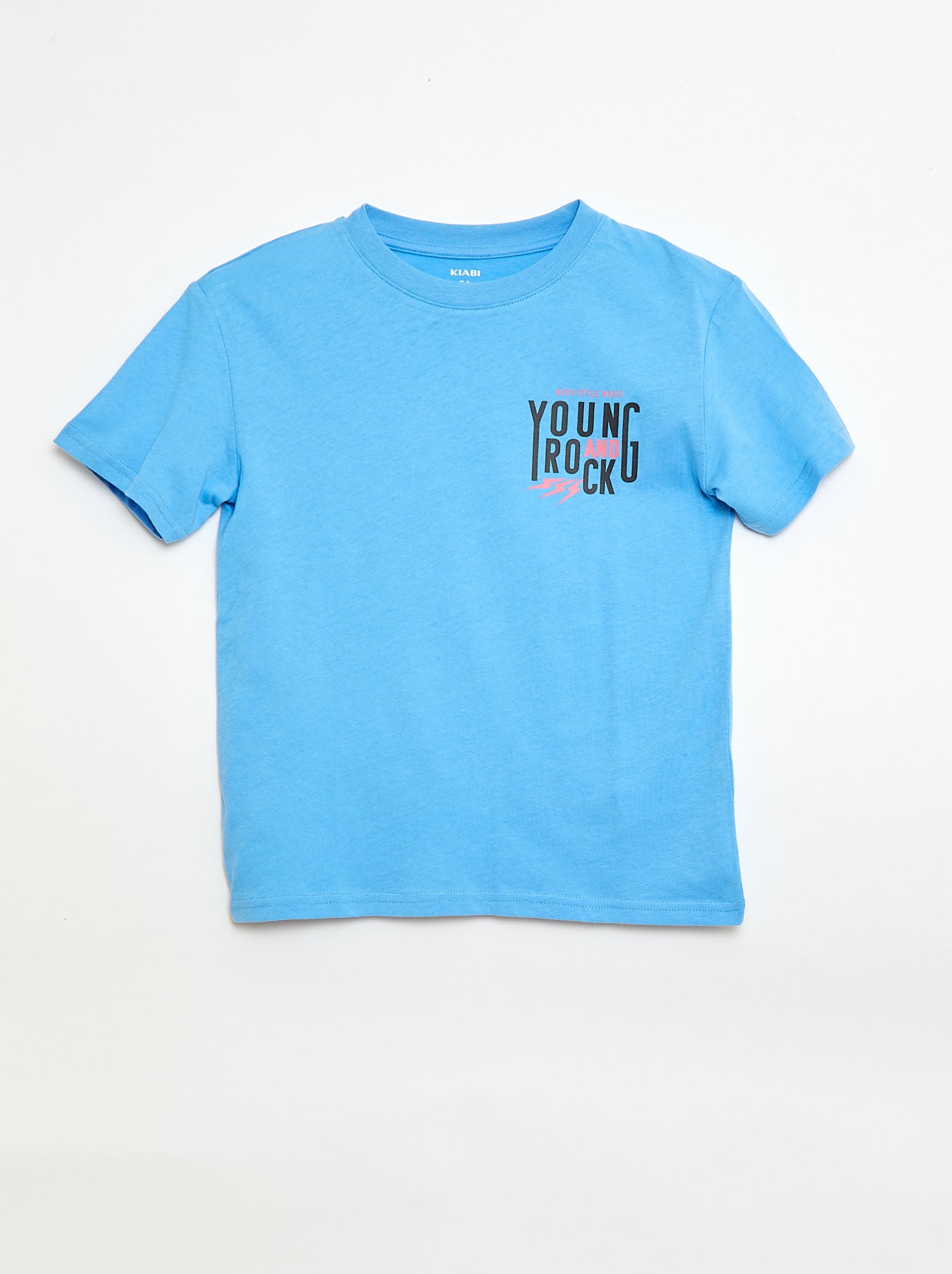Lot de 3 t-shirts en coton - Bleu