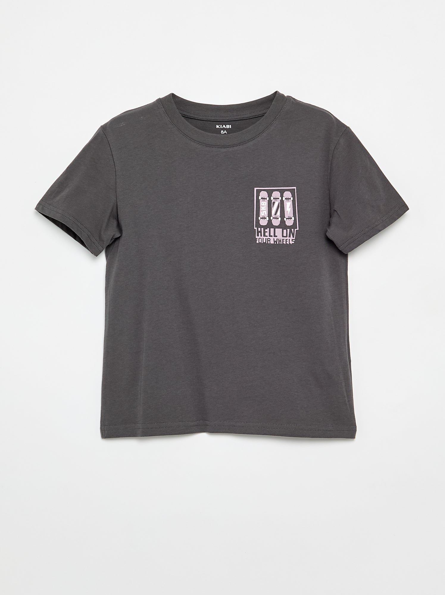 Lot de 3 t-shirts en coton - Gris