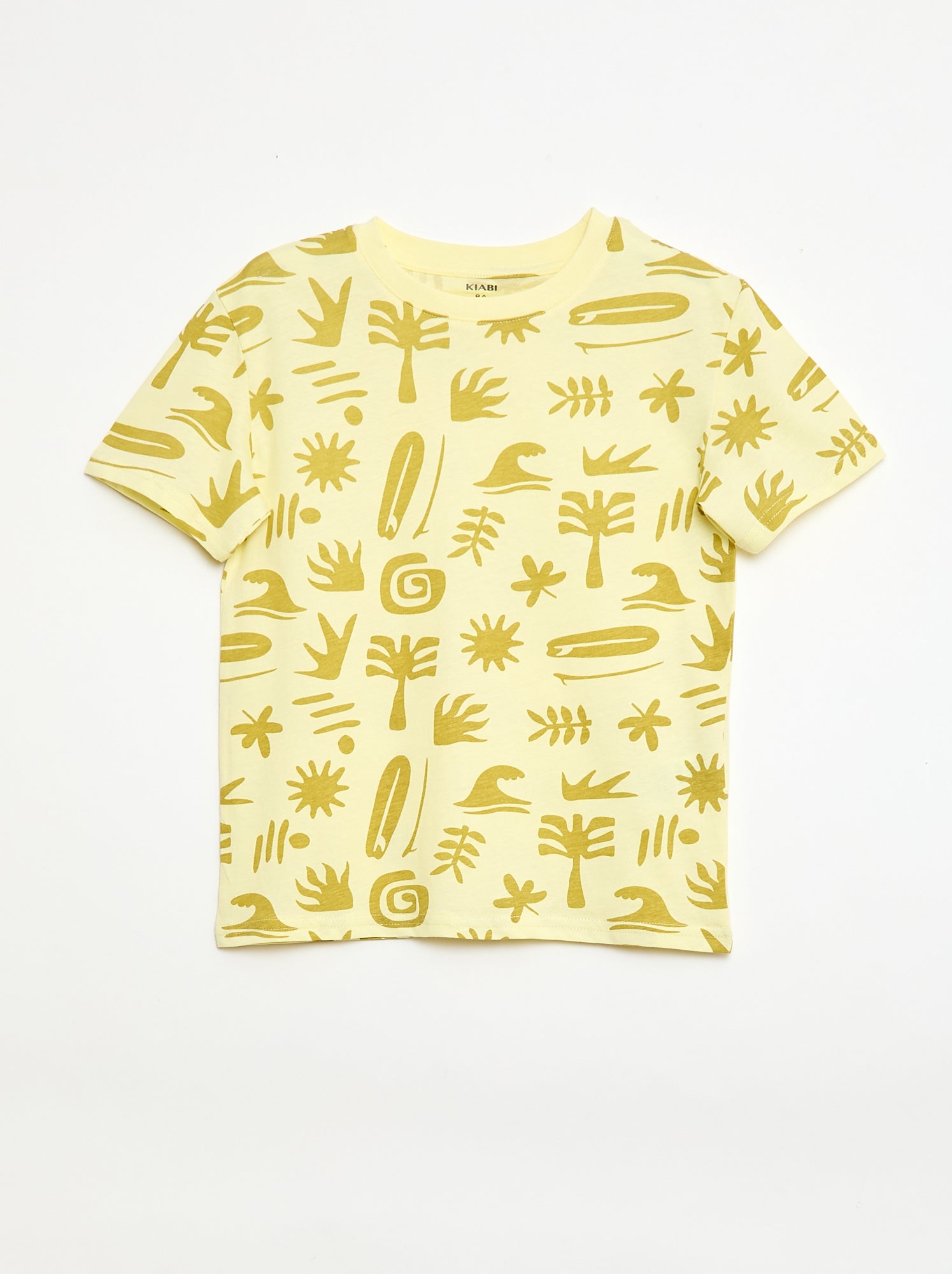 Lot de 3 t-shirts en coton - Jaune