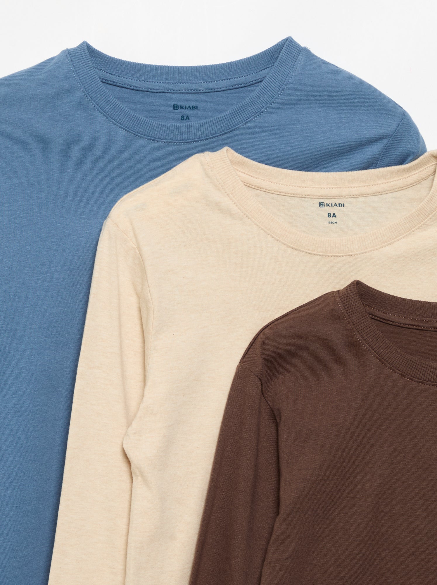 Lot de 3 tee-shirts unis - Beige