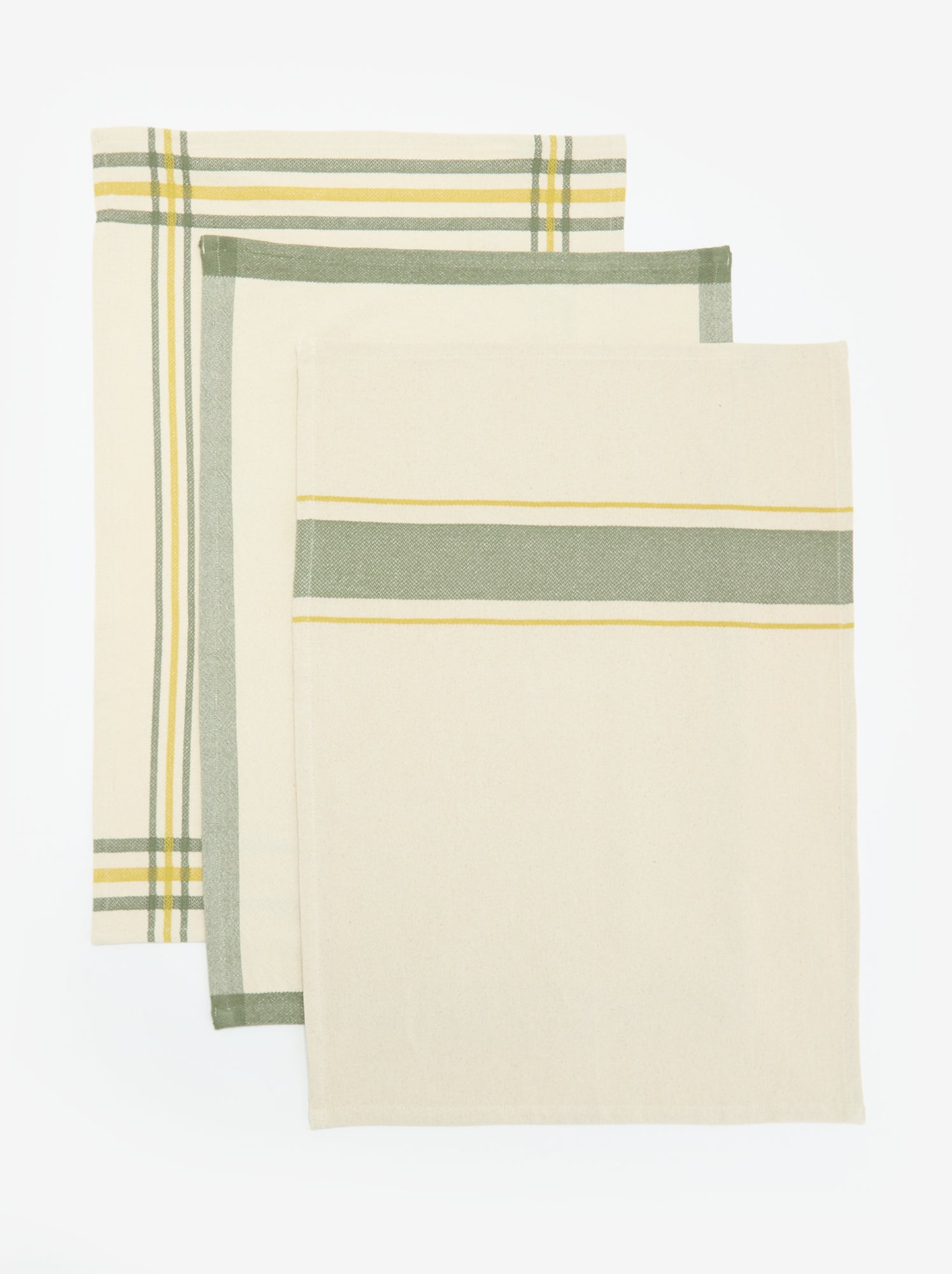 Lot de 3 torchons - Vert