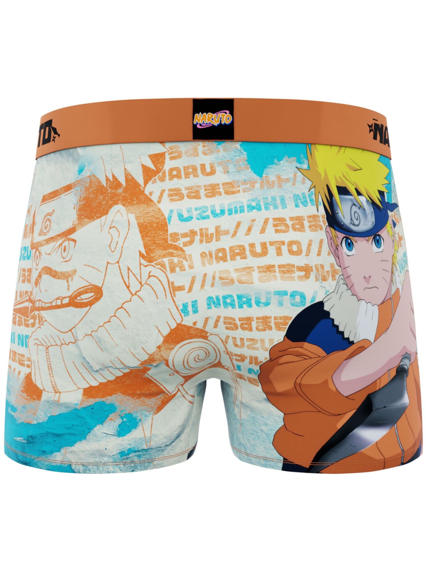 Lot de 4 boxers enfant naruto classic freegun - Bleu