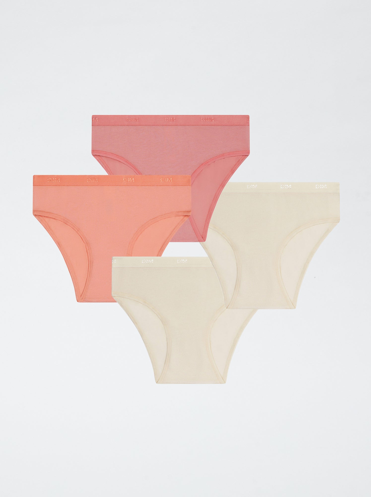 Lot de 4 culottes 'Dim' - Blanc