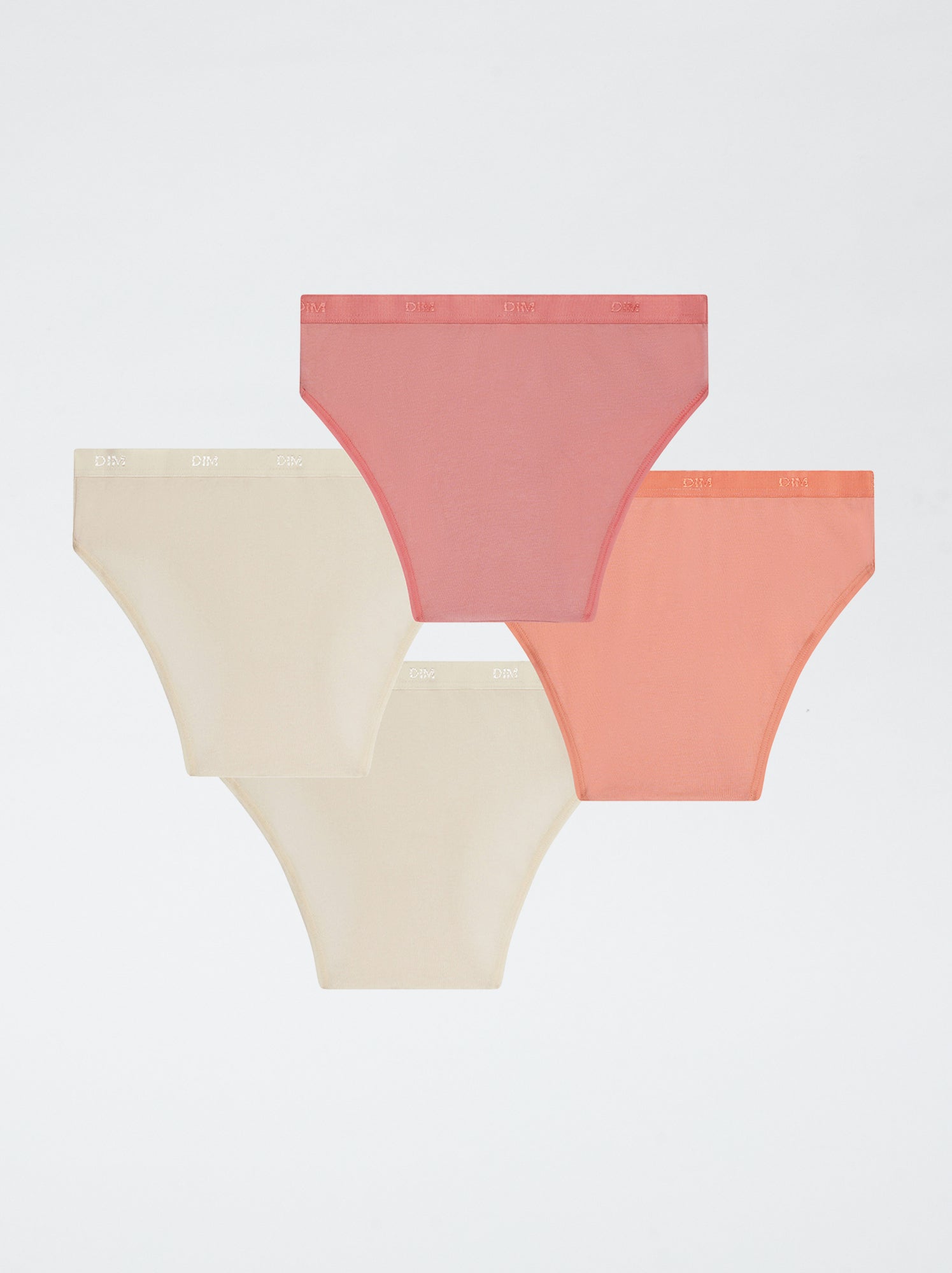 Lot de 4 culottes 'Dim' - Blanc
