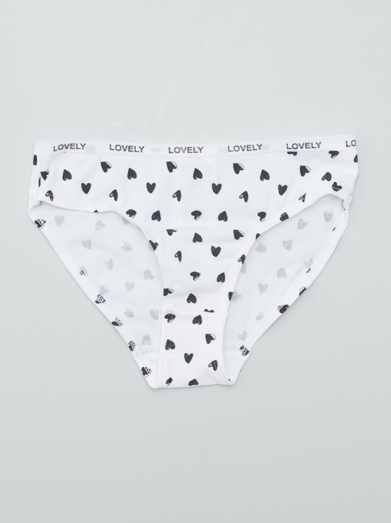 Lot de 4 culottes imprimées - Gris